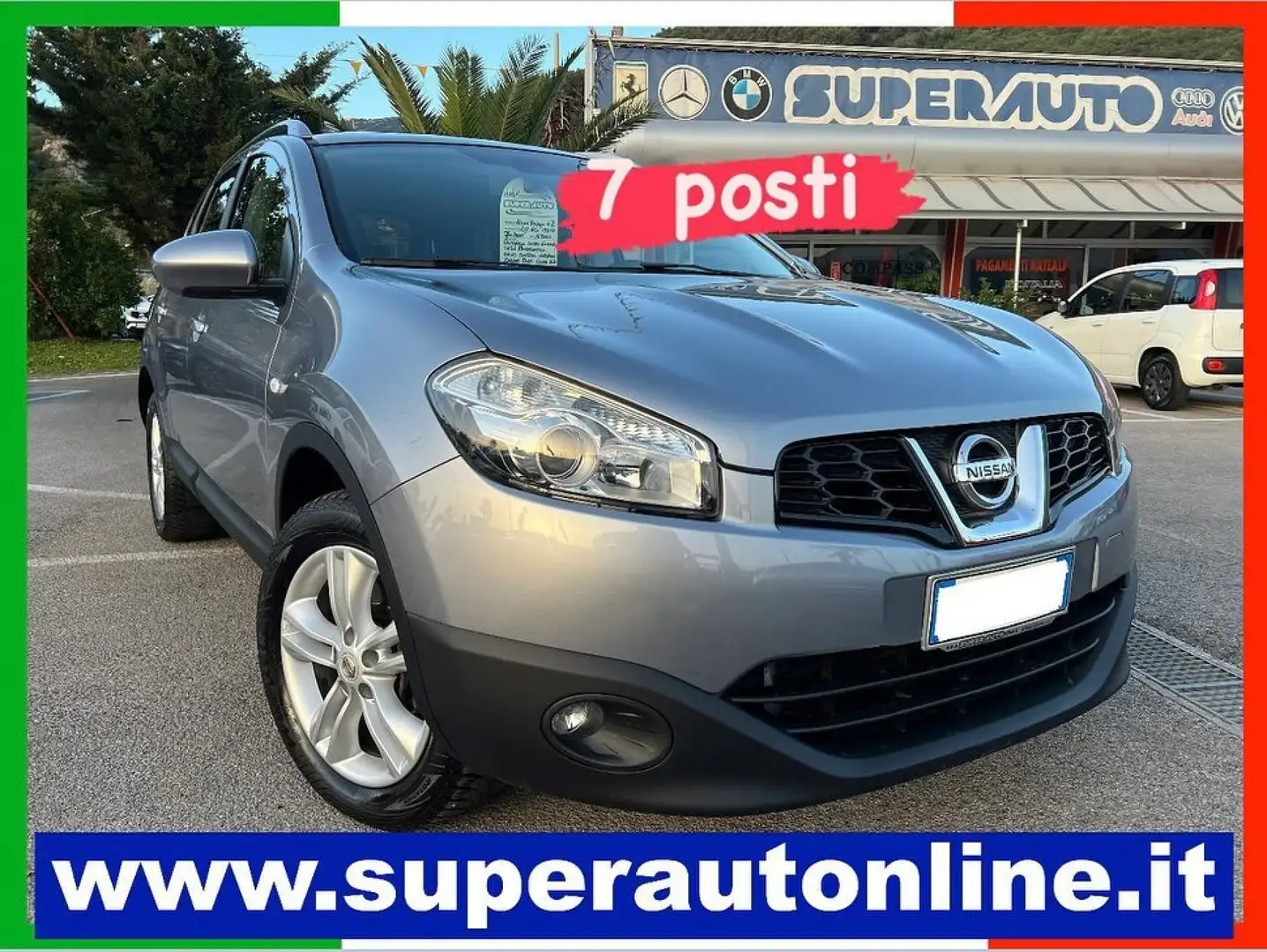 Nissan Qashqai+2 2.0 dCi DPF Tekna UNICO PROPRIETARIO Grigio - 1