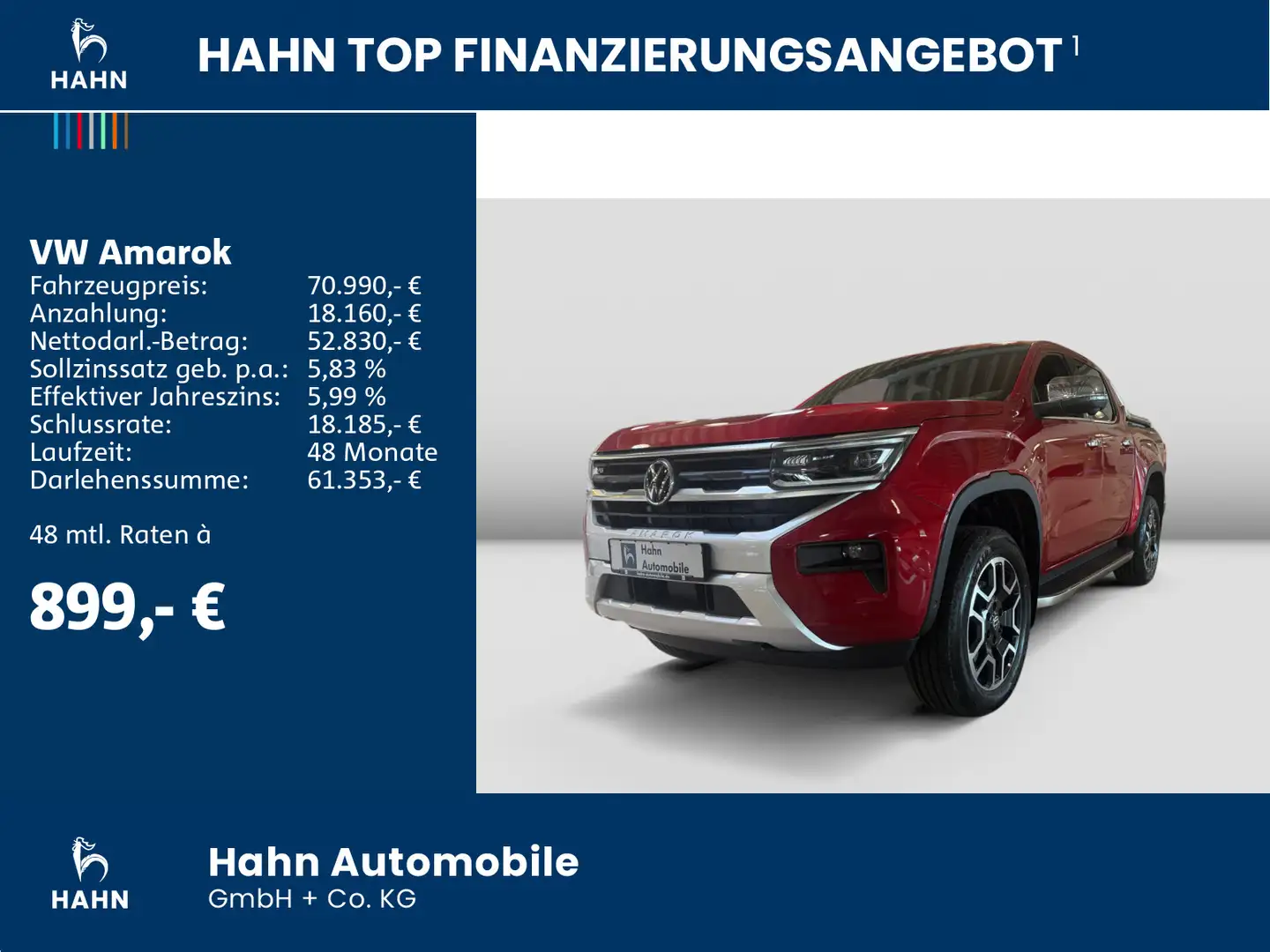 Volkswagen Amarok Aventura DC 177 kW 3.0 TDI 4Motio Rot - 2