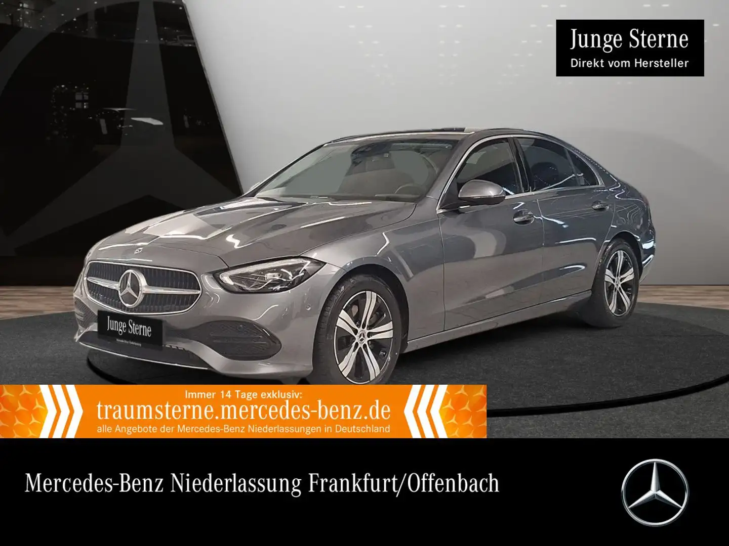 Mercedes-Benz C 200 AVANTG+AHK+LED+STHZG+KAMERA+TOTW+KEYLESS+9G Grau - 1