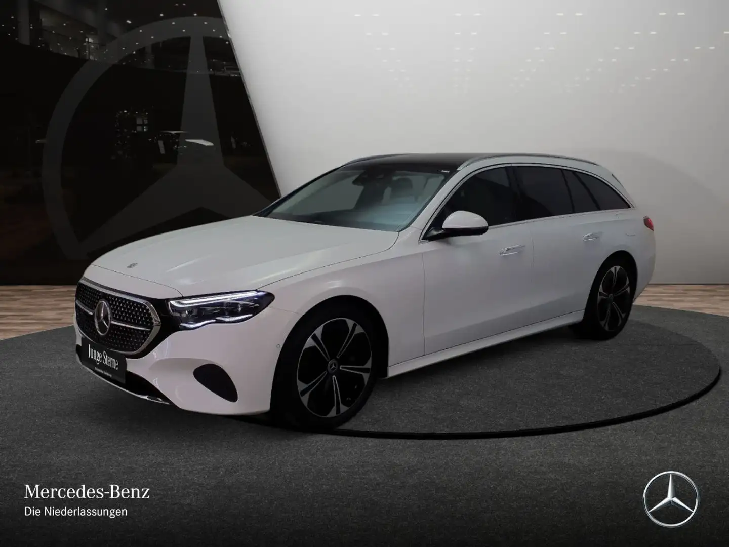 Mercedes-Benz E 300 de T 4M Hybrid Avantgarde Fahrass 360° Pano Weiß - 2