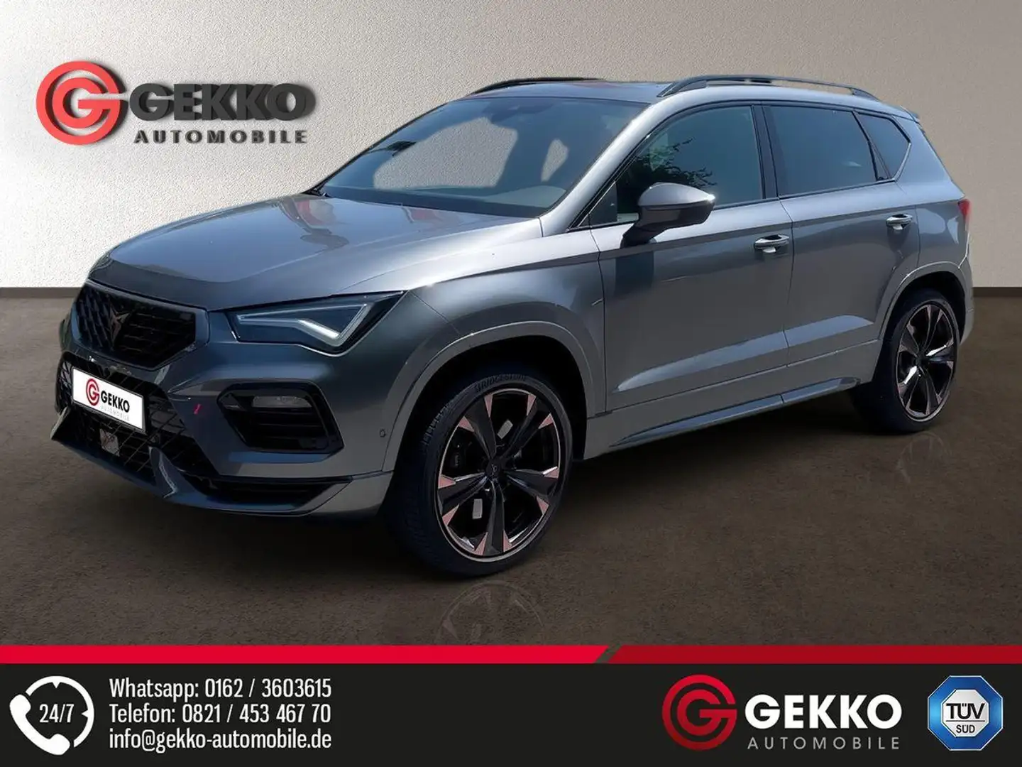 CUPRA Ateca VZ 4x4 Gar. bis 2027+Vollausst.+AHK+PANO+elek. Hec Grau - 2