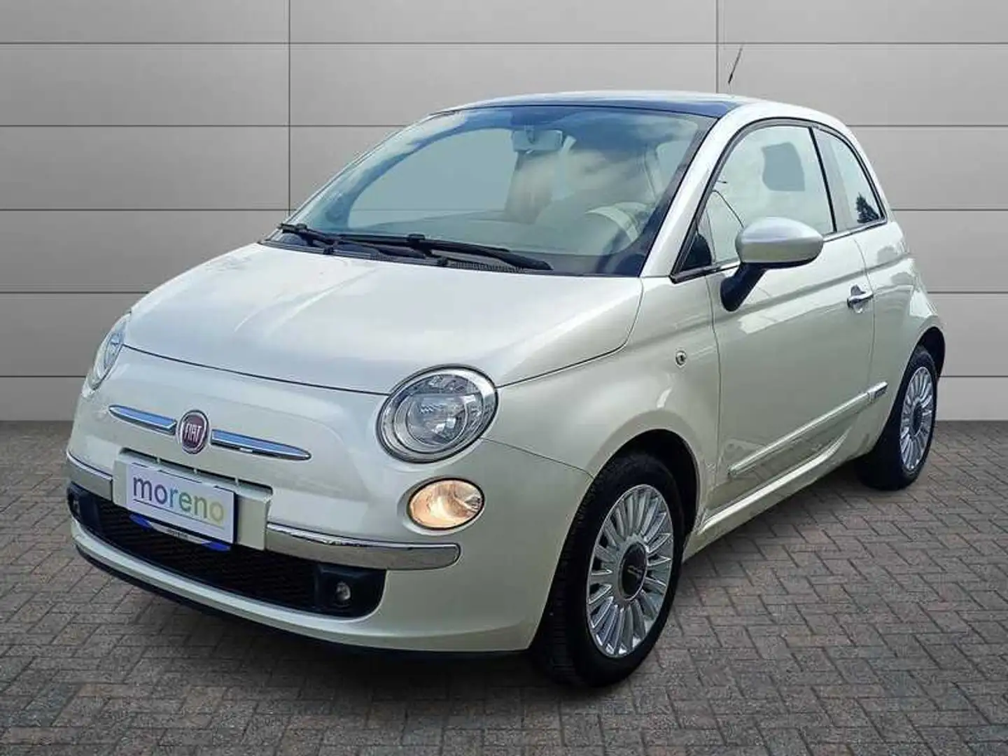 Fiat 500 1.2 Lounge 69 CV Weiß - 1