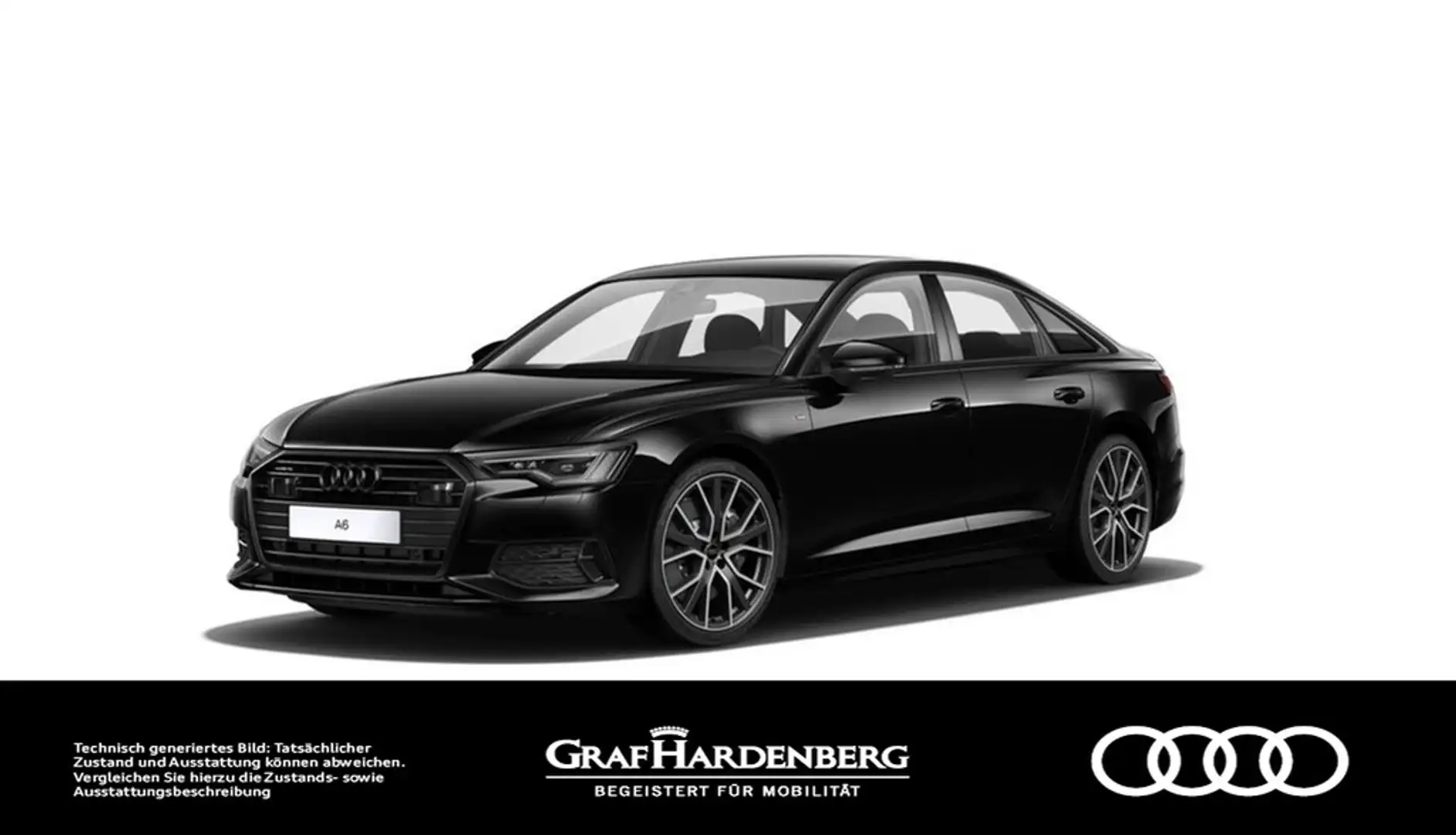 Audi A6 Lim. 55 TFSI quattro S line LED Navi HuD ACC Noir - 1