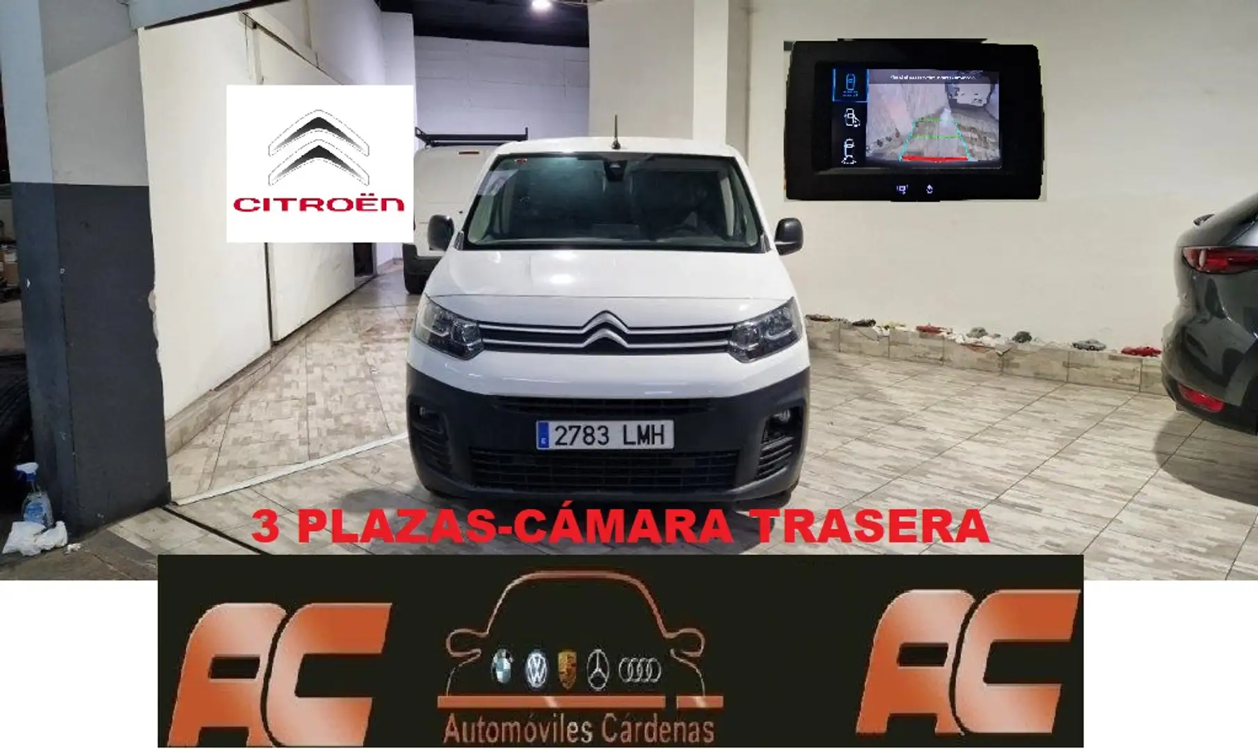 Citroen Berlingo Van BlueHDi S&S Talla M Driver 100 Blanco - 2