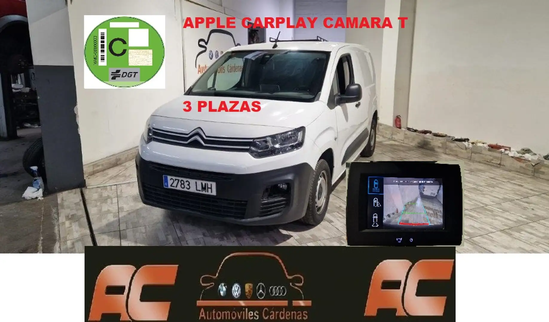 Citroen Berlingo Van BlueHDi S&S Talla M Driver 100 Blanco - 1