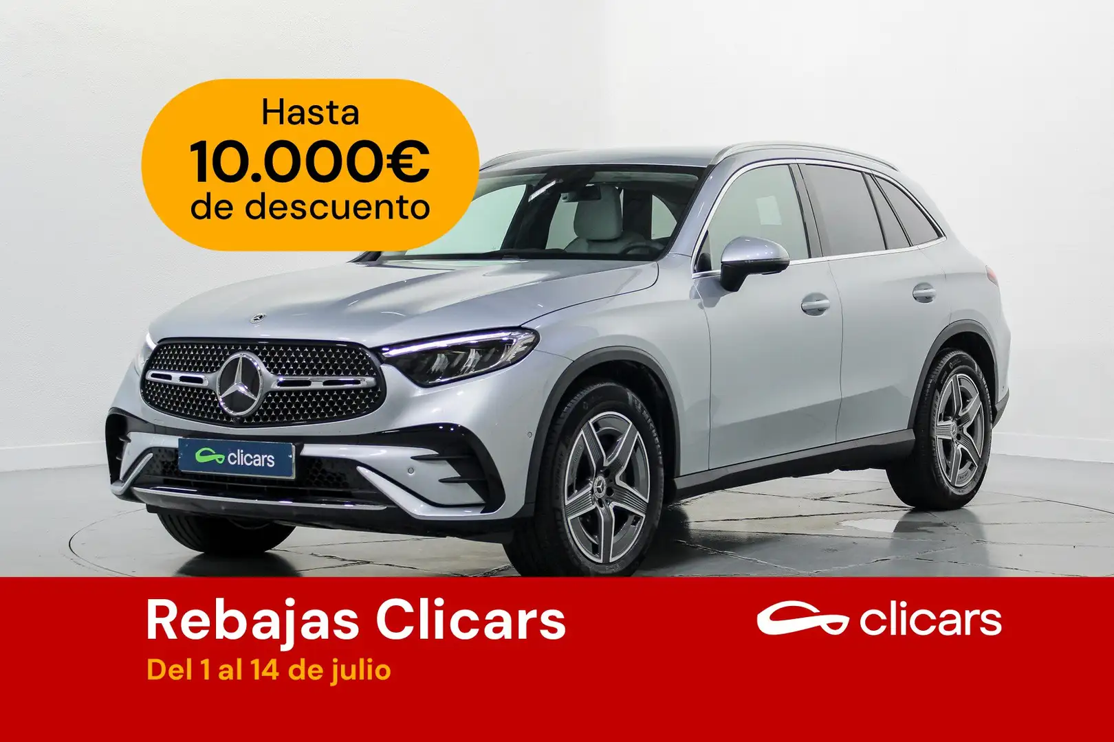 Mercedes-Benz GLC 200 4Matic 9G-Tronic Plateado - 1