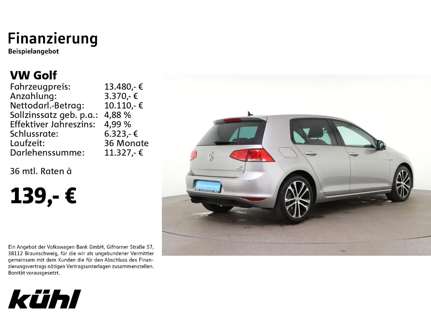 Volkswagen Golf 7 VII 1.4 TSI Lounge Xenon Navi AHK Stříbrná - 2