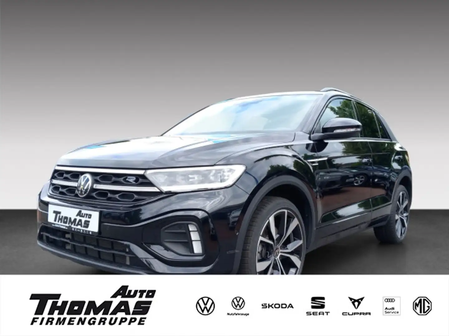 Volkswagen T-Roc 2.0TDI DSG R-Line4Motion *AHK*KAMERA*PANO* Zwart - 1
