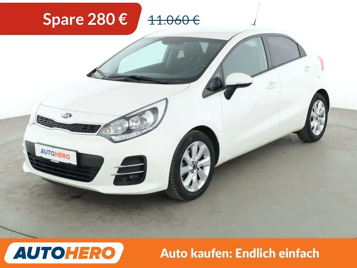 Kia Rio 1.4 UEFA Euro 2016*TEMPO*CAM*PDC*SHZ*KLIMA* Weiß - 1