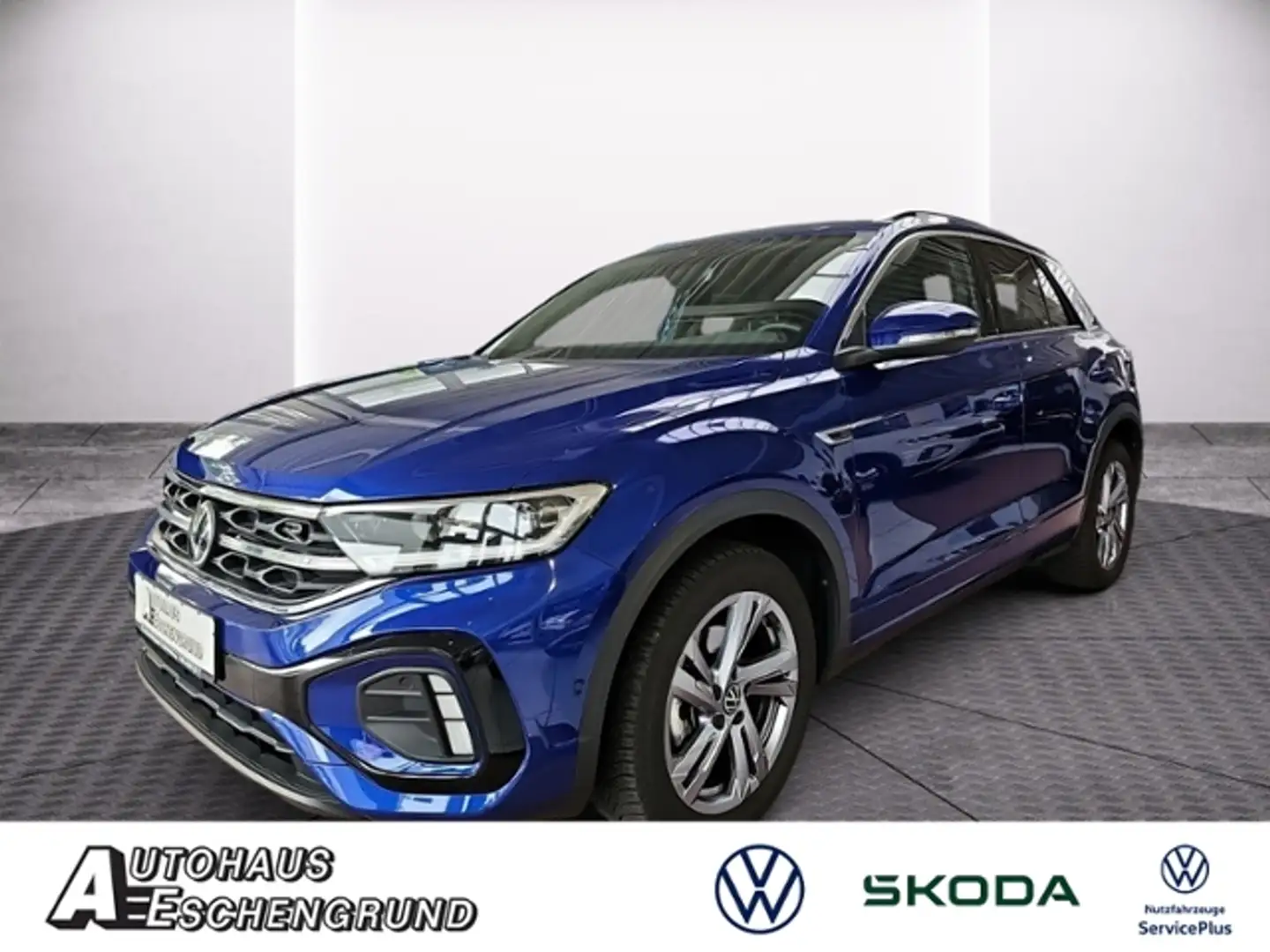 Volkswagen T-Roc 1.5 TSI DSG R-Line AHK KLIMA NAVI TOP-SPORTSITZE Blau - 1