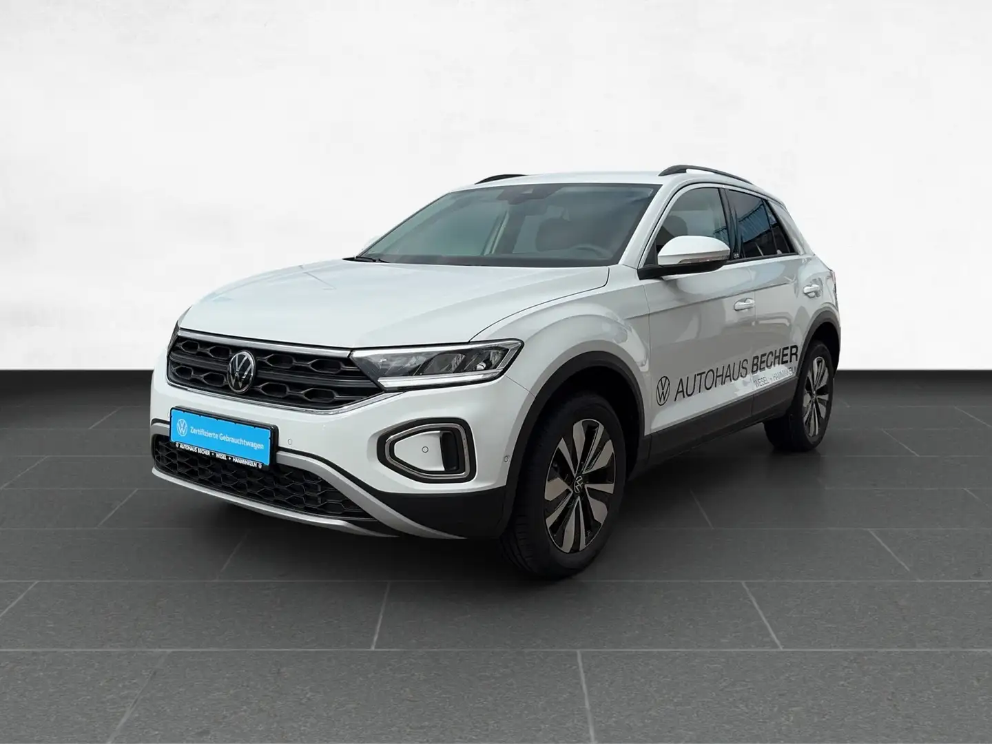 Volkswagen T-Roc Life 1.5 TSI DSG /AHK/Rückfahrk/Sitzhz/LED Weiß - 2