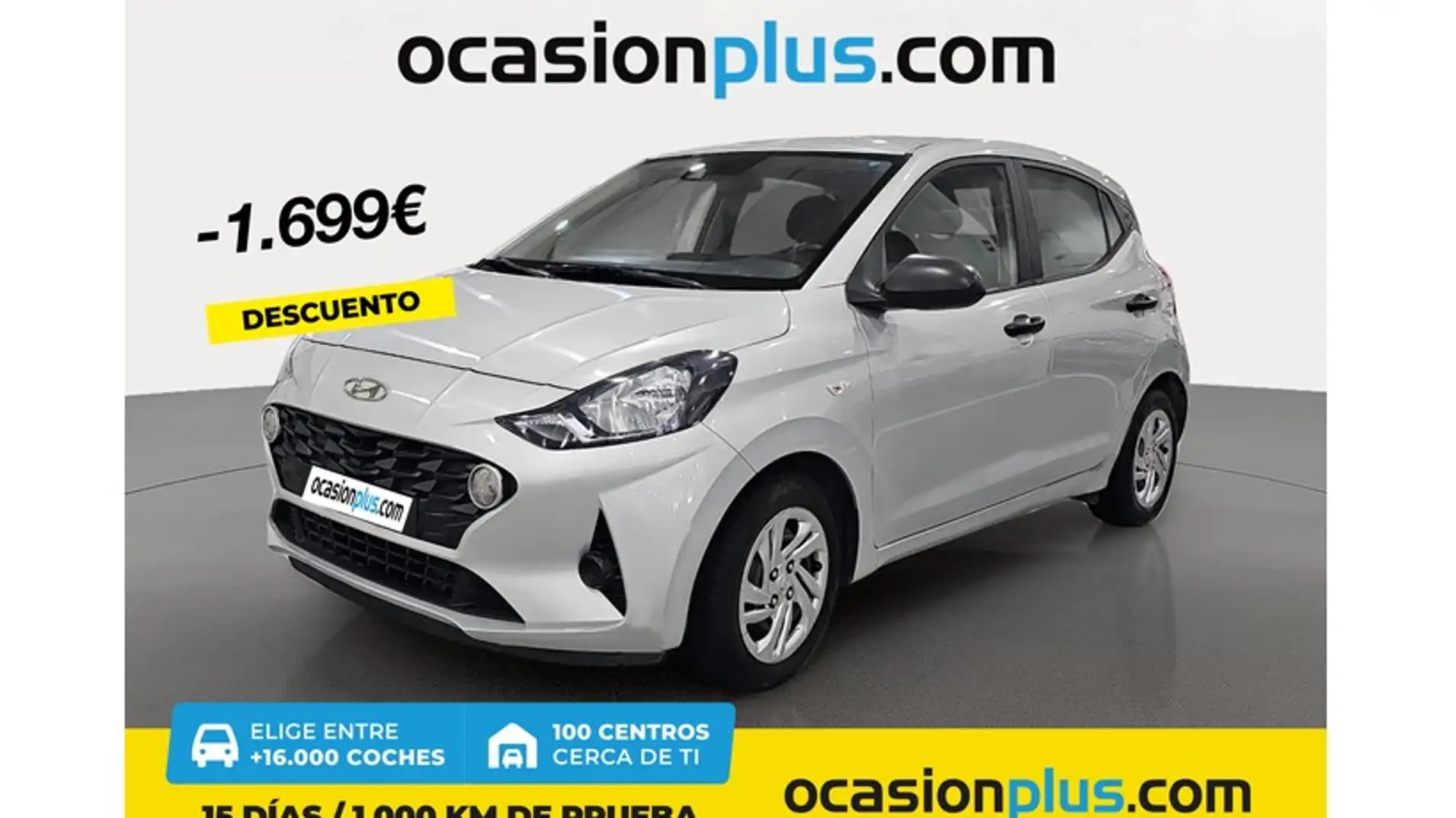 Hyundai i10 1.0 MPI Klass Plateado - 1
