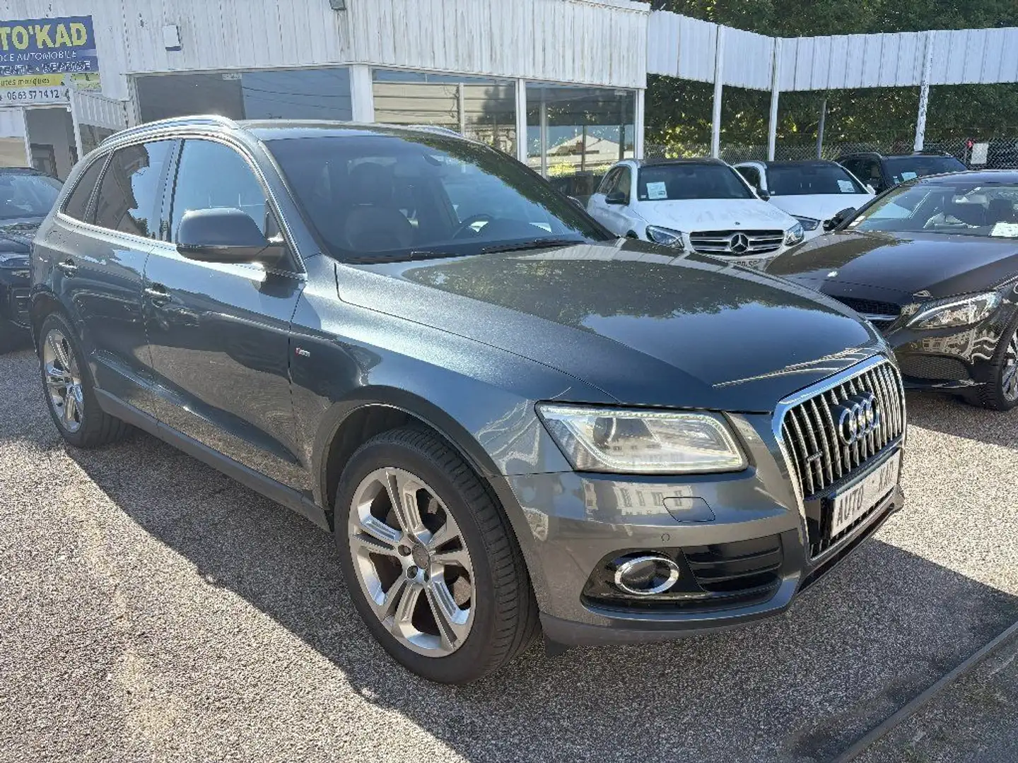 Audi Q5 V6 3.0 TDI 245 Quattro S Line S tronic 7 Gris - 1