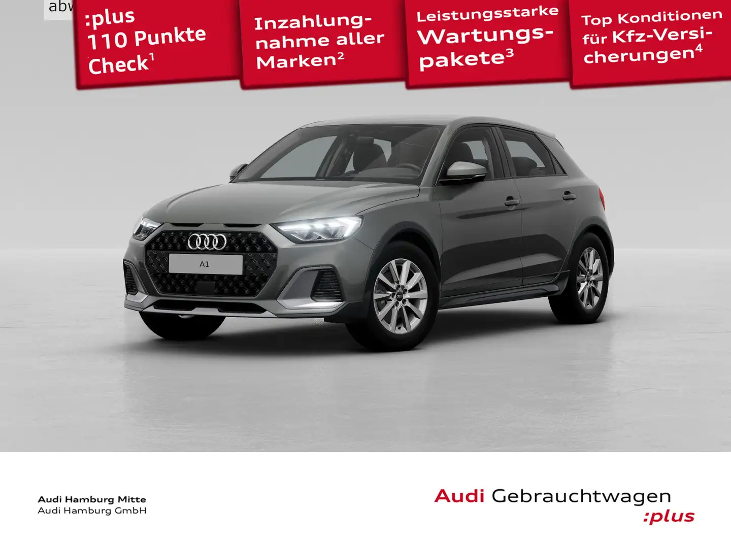 Audi A1 30 TFSI S tronic PDC Sitzhzg LED Grau - 1