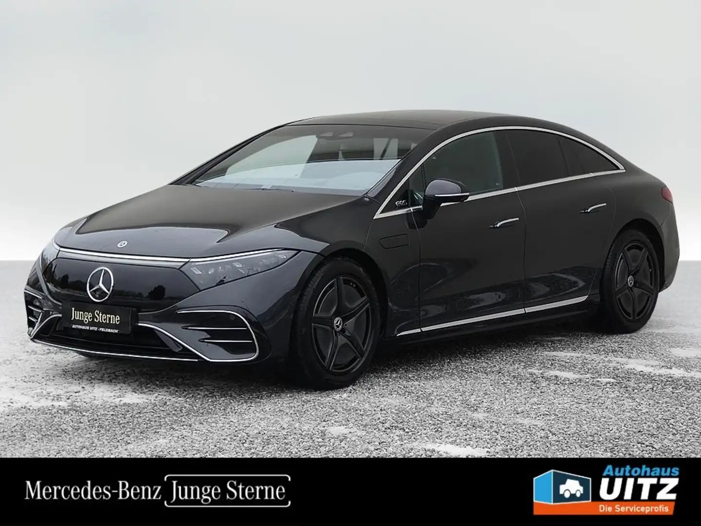 Mercedes-Benz EQS 580 4M +AMG+Burm+Fahras+AHK+Panod+HUD+Hyps Gris - 1