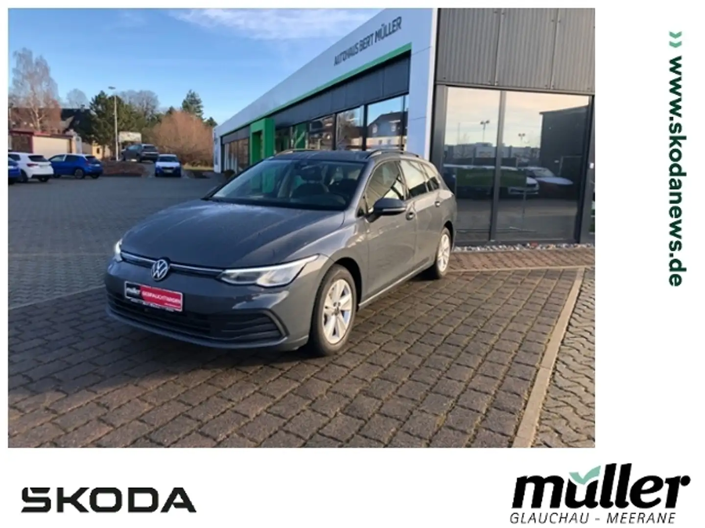 Volkswagen Golf Variant VIII Variant Life TSI AHK LED Navi SHZ ACC Grau - 1