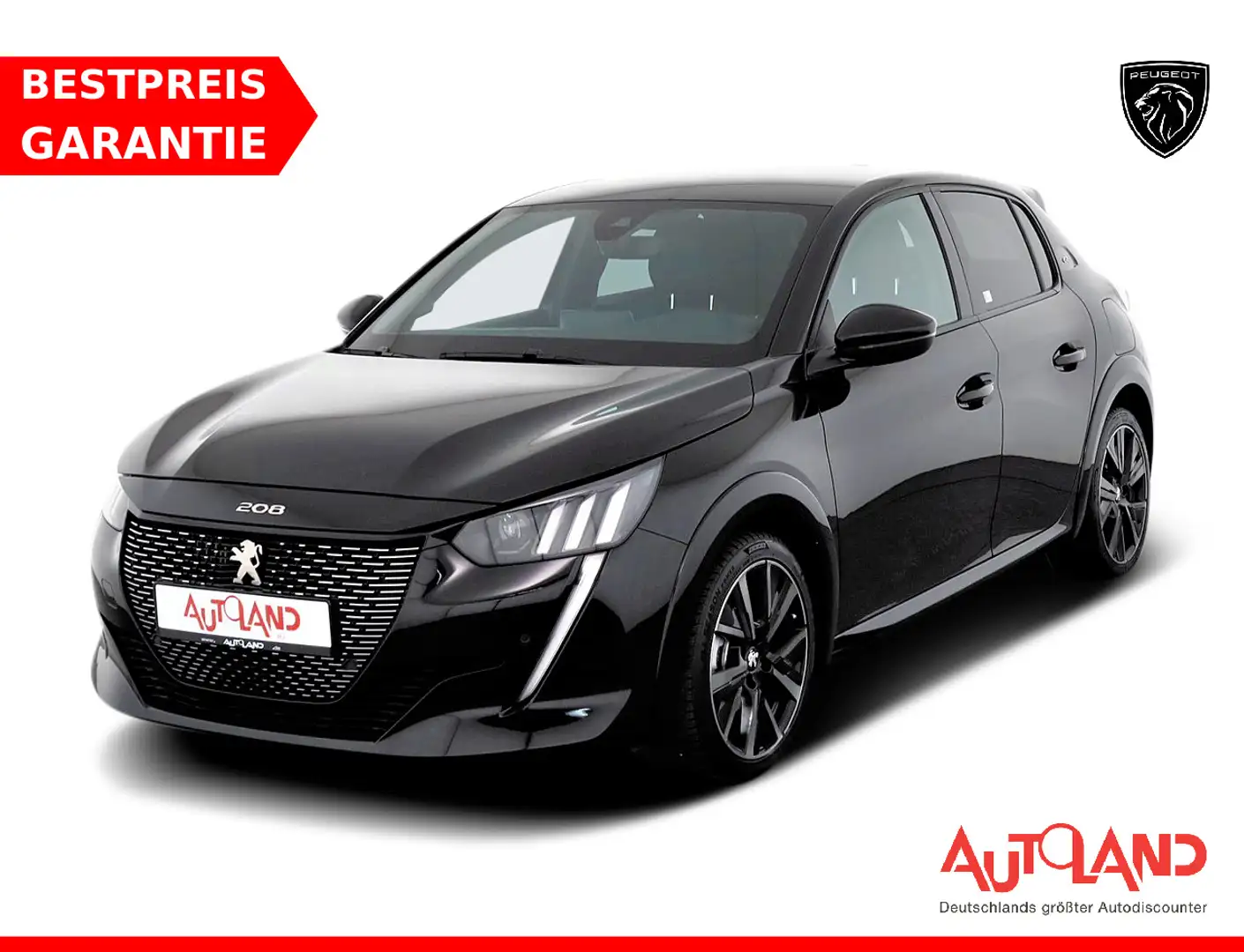 Peugeot 208 GT-Line PureTech 100 Aut. LED Kamera Schwarz - 1