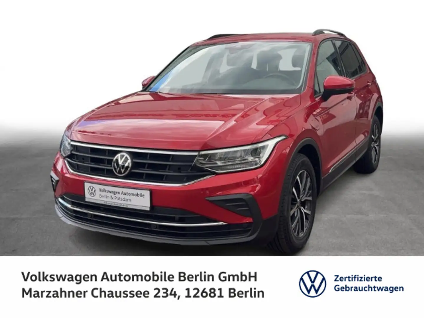 Volkswagen Tiguan 1.4 TSI eHybrid DSG Life Navi LED PDC SHZ Rot - 1