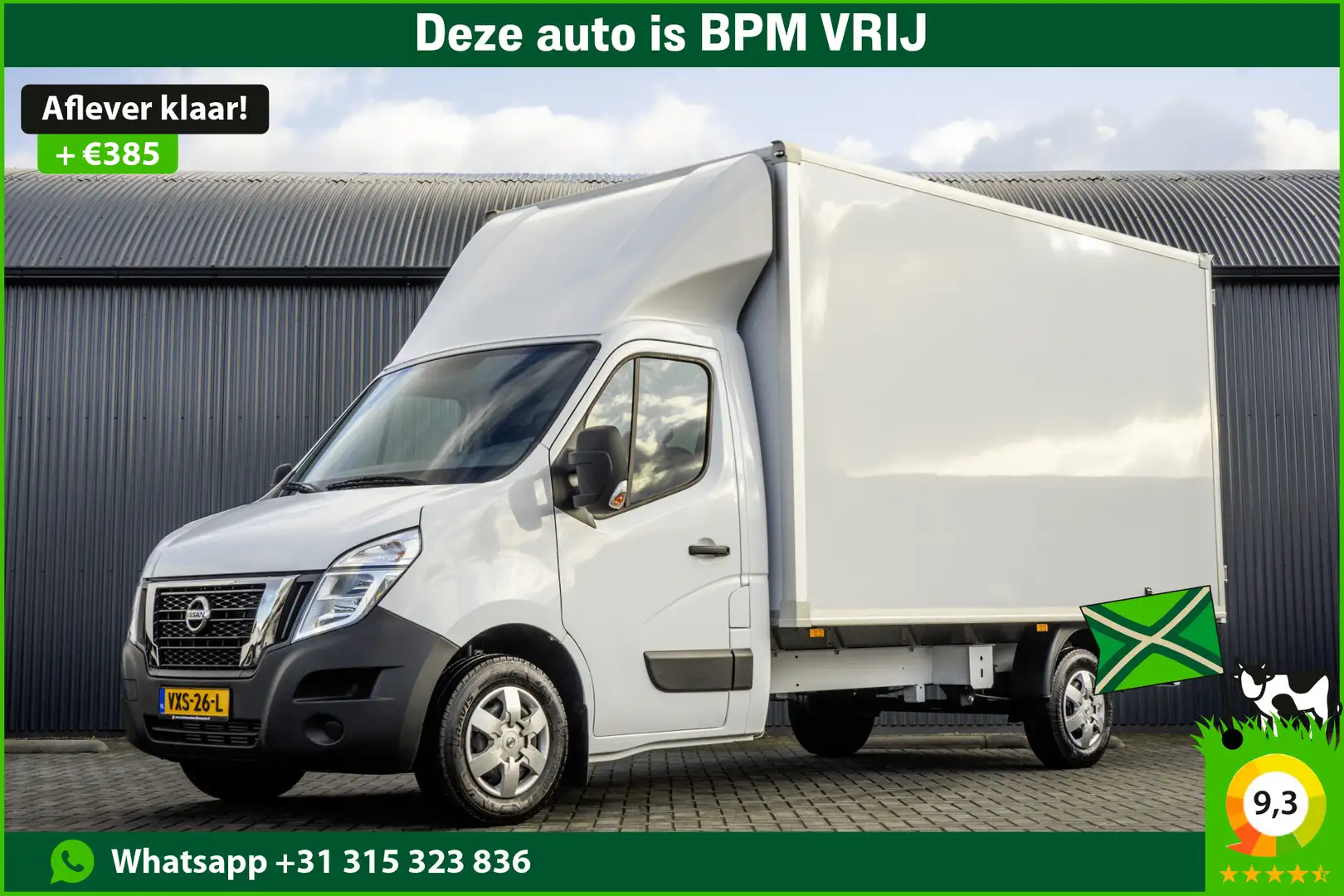 Nissan Interstar 2.3 dCi Bakwagen met deuren | 164 PK | Euro 6 | Cr Blanc - 1