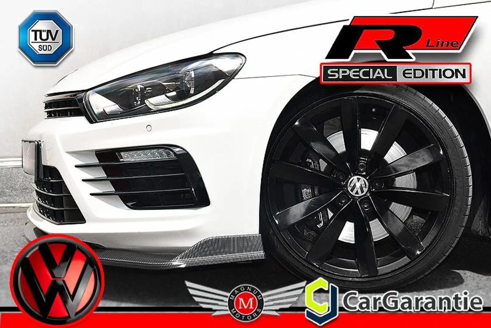 Volkswagen Scirocco SCIROCCO 2.0 TSi R *Aut.*DAB+*R-Cam*Bi-Xenon* Bianco - 1