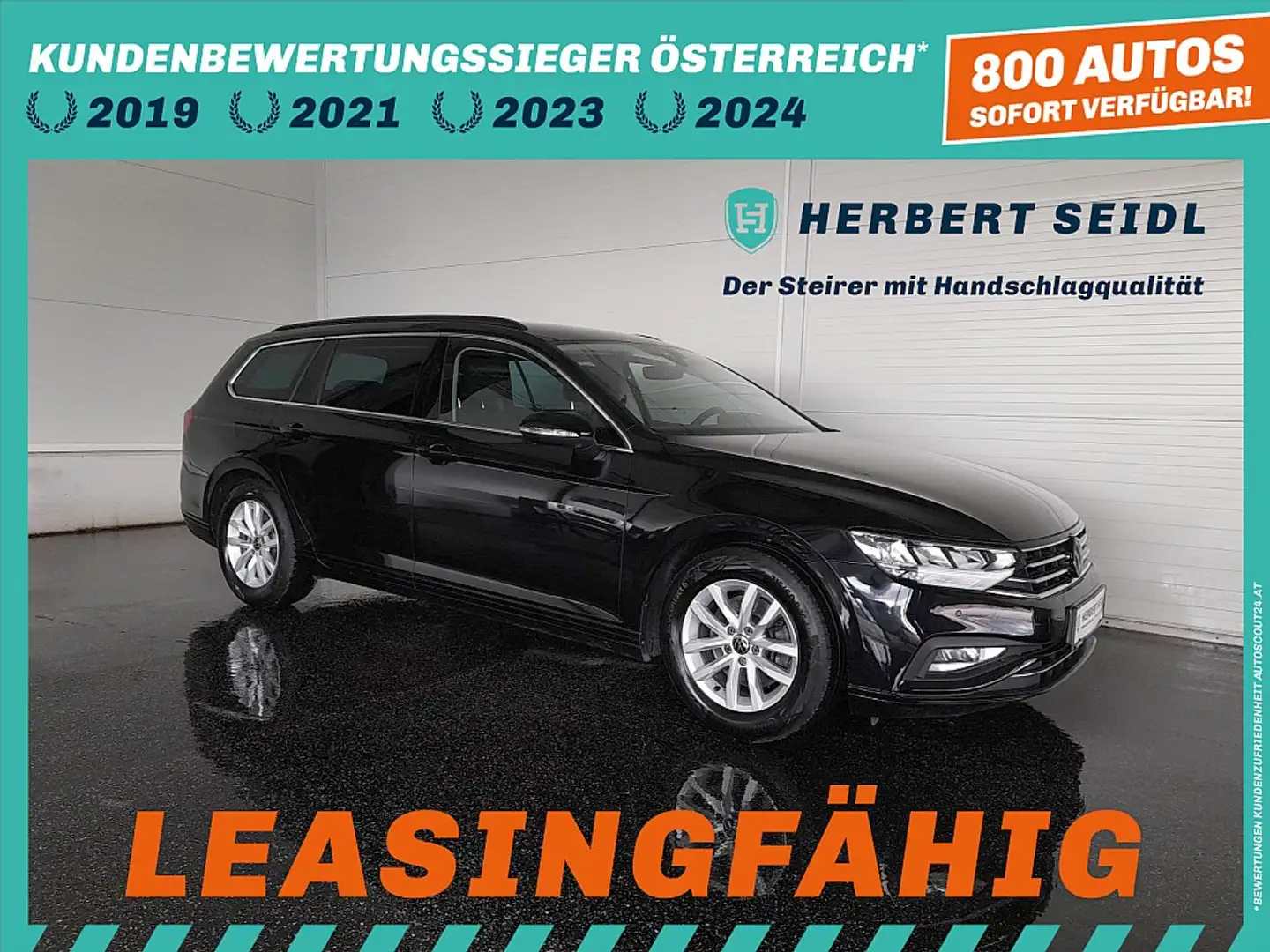 Volkswagen Passat Variant BUSINESS 2,0 TDI DSG *LED / NAVI / AHV & KAMERA... Schwarz - 1