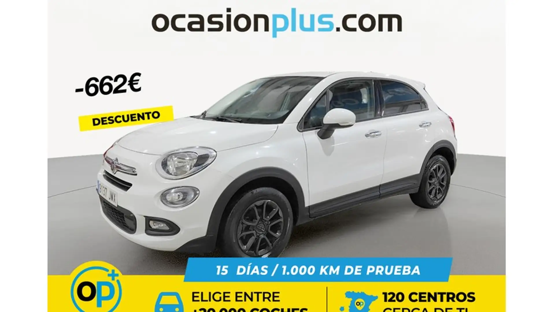 Fiat 500X 1.6Mjt Pop Star 4x2 88kW Blanc - 1