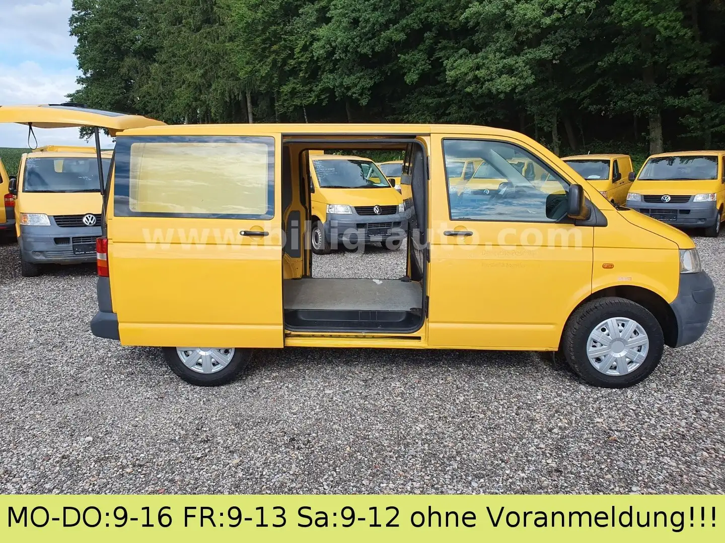Volkswagen T5 Transporter T5  Transporter 2xSchiebetüre 1.Hand Gelb - 1
