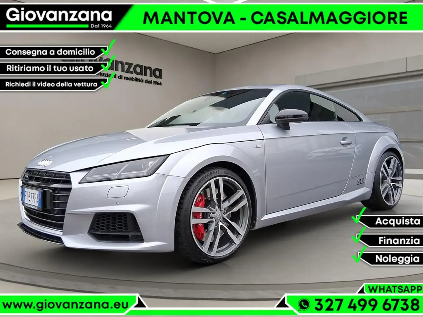 Audi TT Coupe 2.0 tfsi quattro s-tronic Grigio - 1