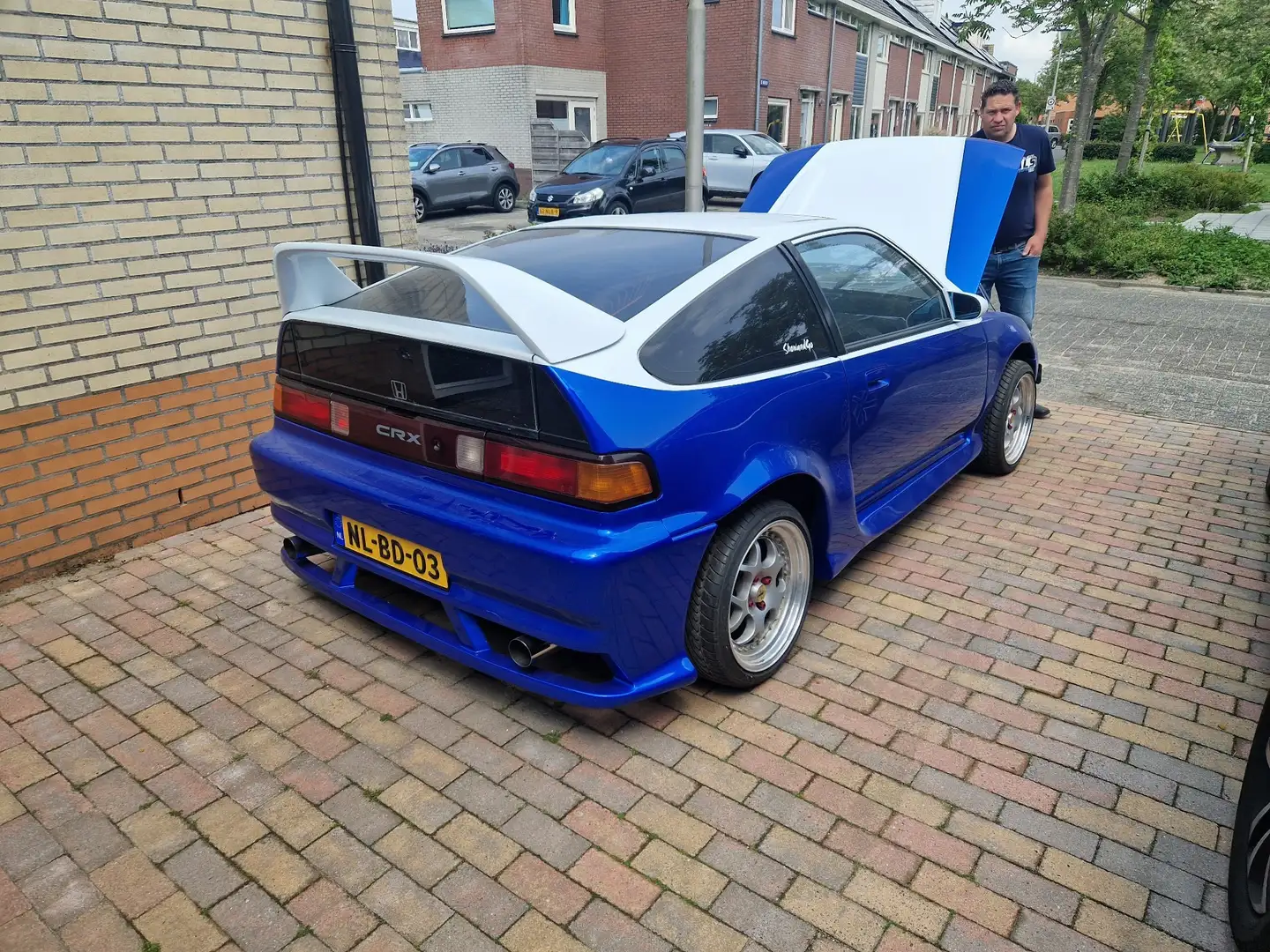 Honda Civic 1.6i-16V DOHC Vtec Синій - 2