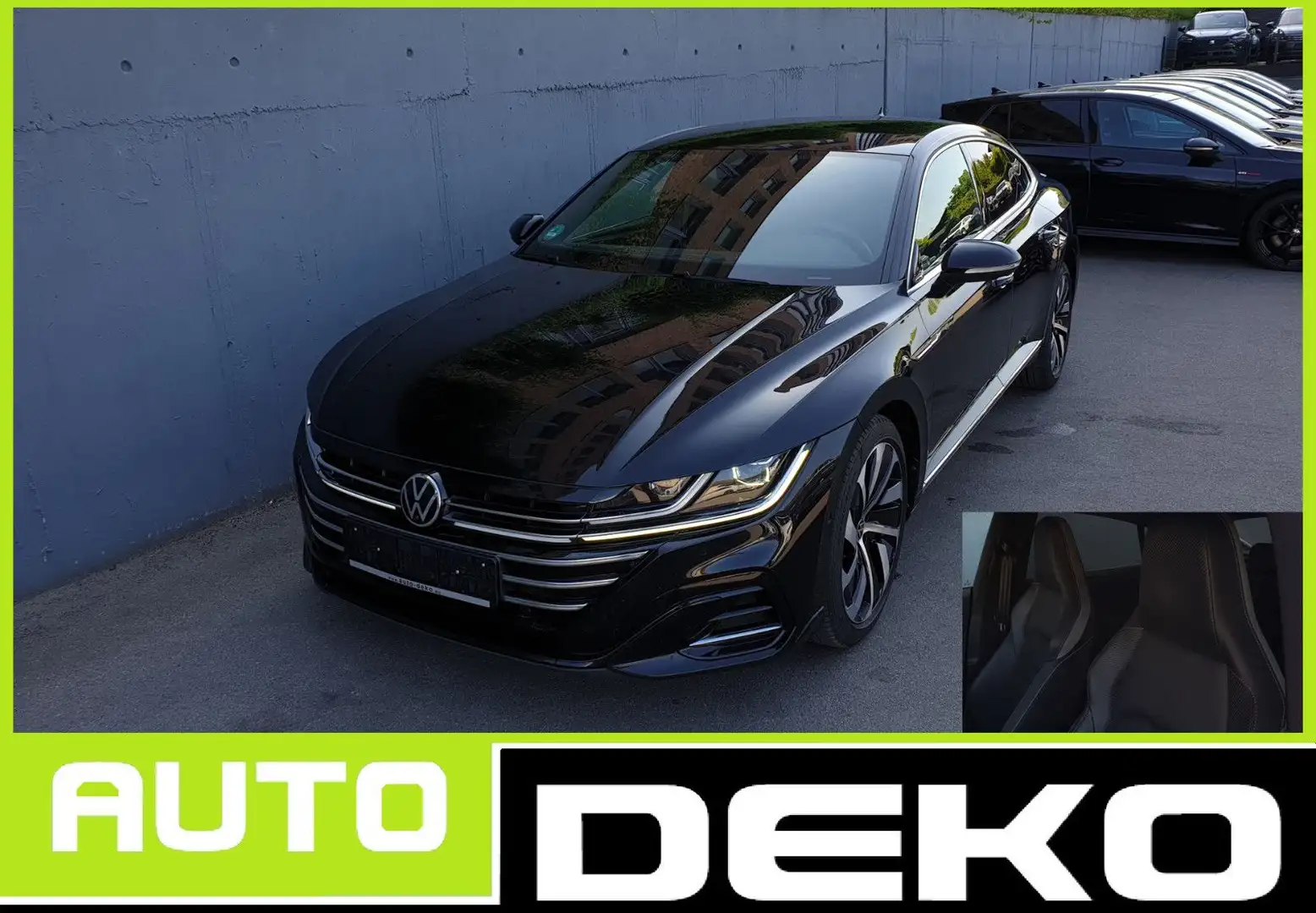 Volkswagen Arteon 2.0 TDI DSG 4M 3 x R-Line Virtual/Leder Schwarz - 1