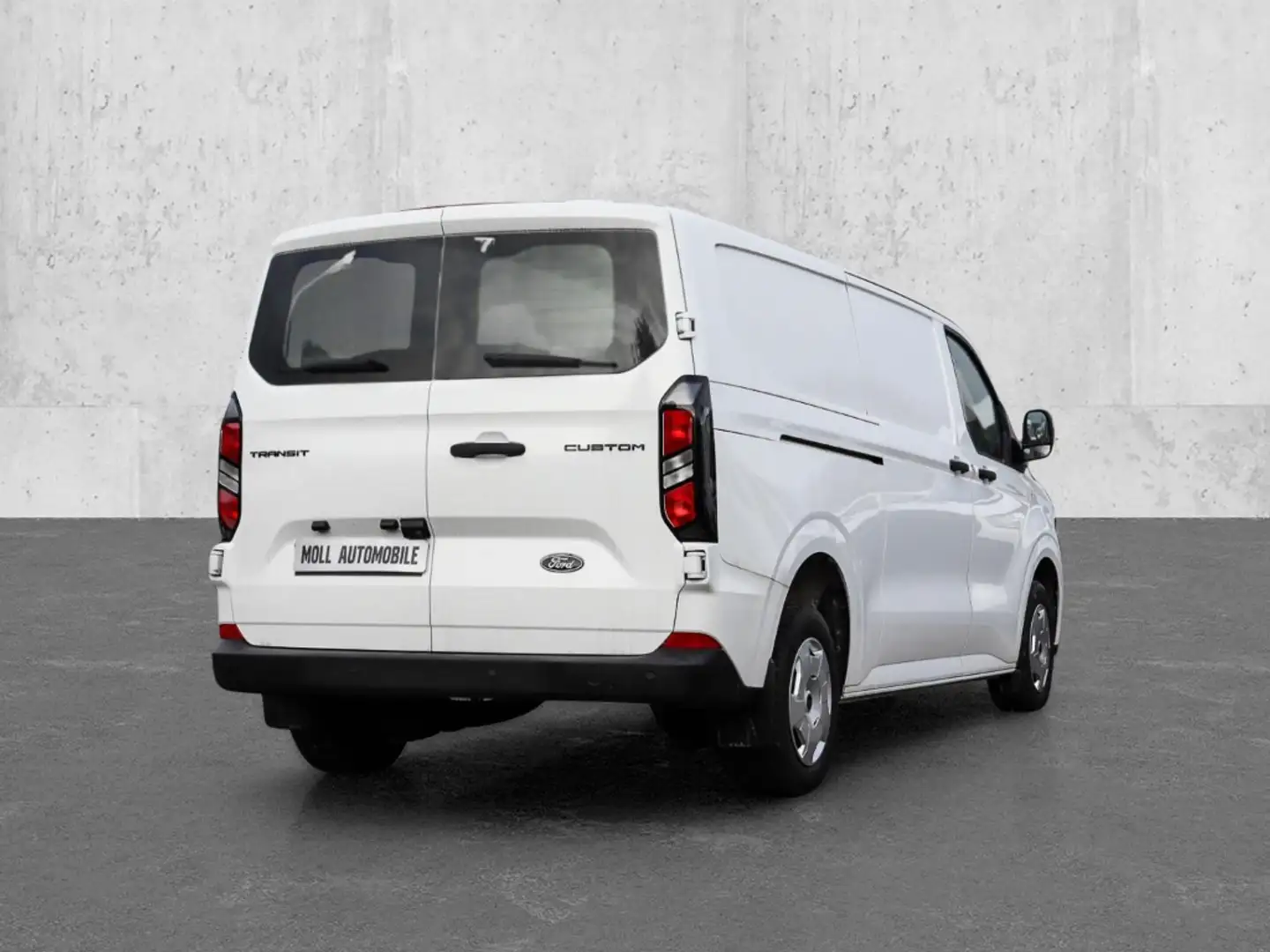 Ford Transit Custom V710 320 L2 Trend 150PS Techno5 LED Rüka AHK Klima Weiß - 2