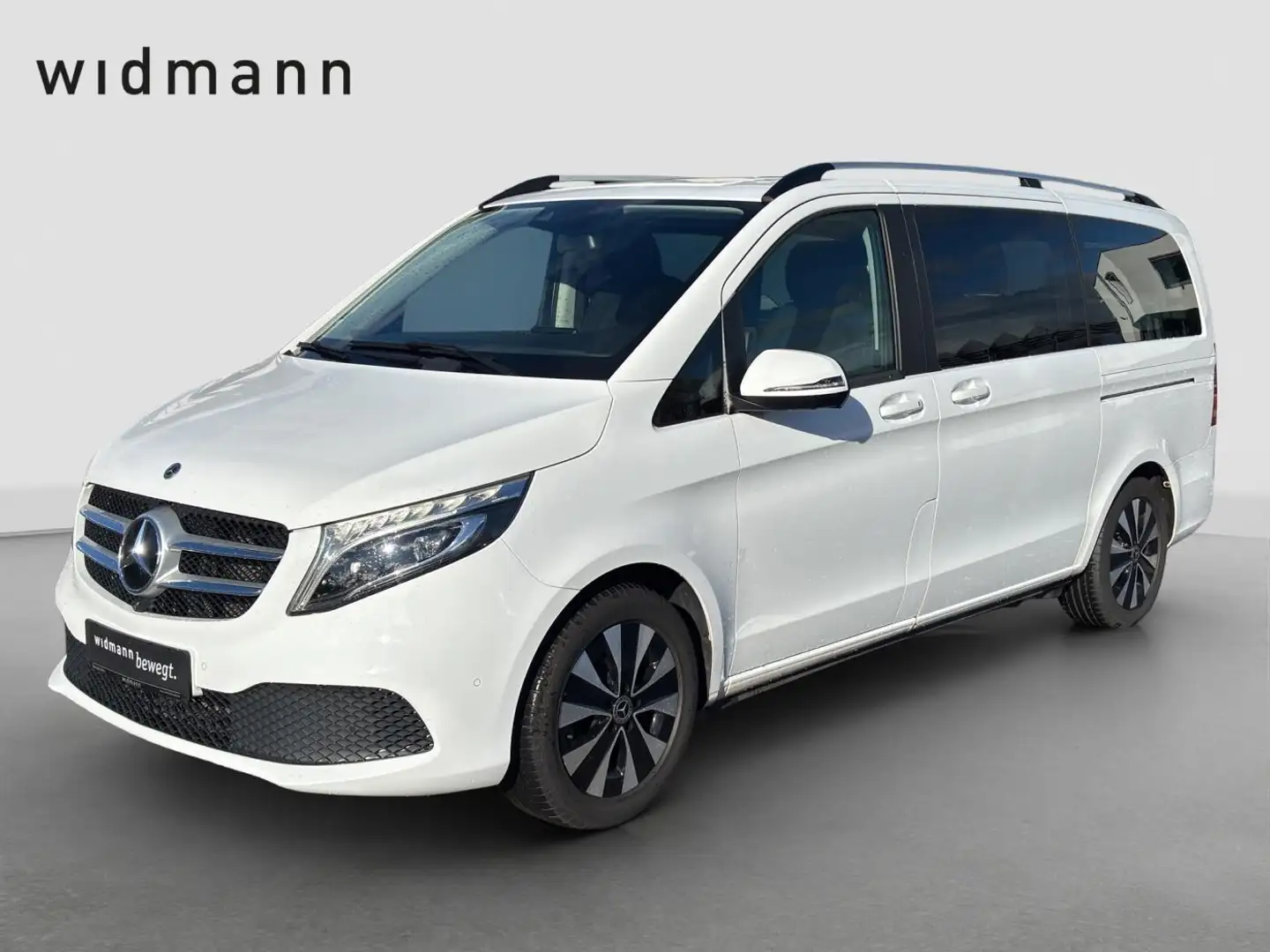 Mercedes-Benz V 220 d Lang Klima Sitzh. LED AHK Tisch 360° Kamera Blanco - 1