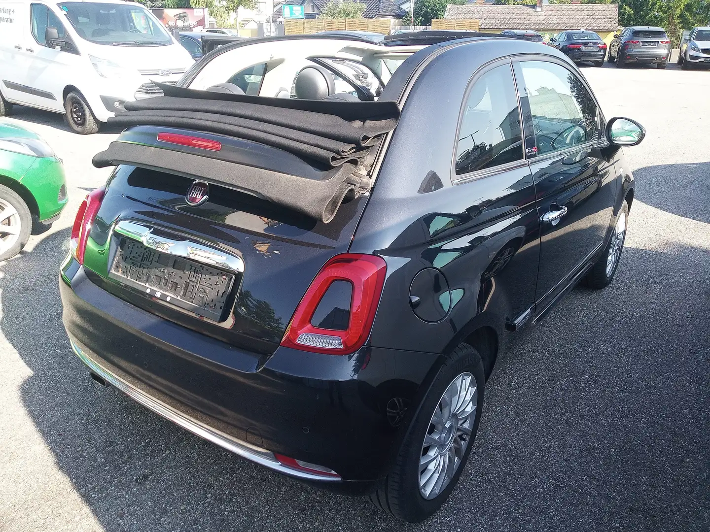 Fiat 500C 1,2 4 Zyl. Lounge*Garantie*NAVI*Freis.*§57a neu Schwarz - 1
