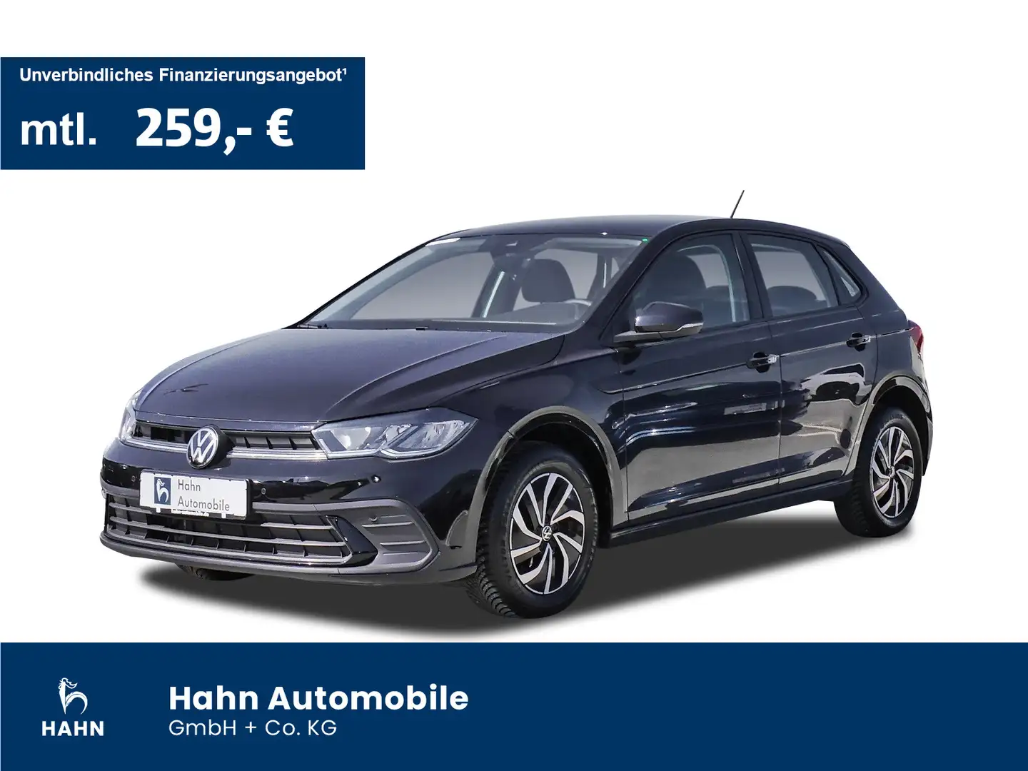 Volkswagen Polo 1.0TSI DSG Life App-Connect ACC Climatr DAB Schwarz - 1