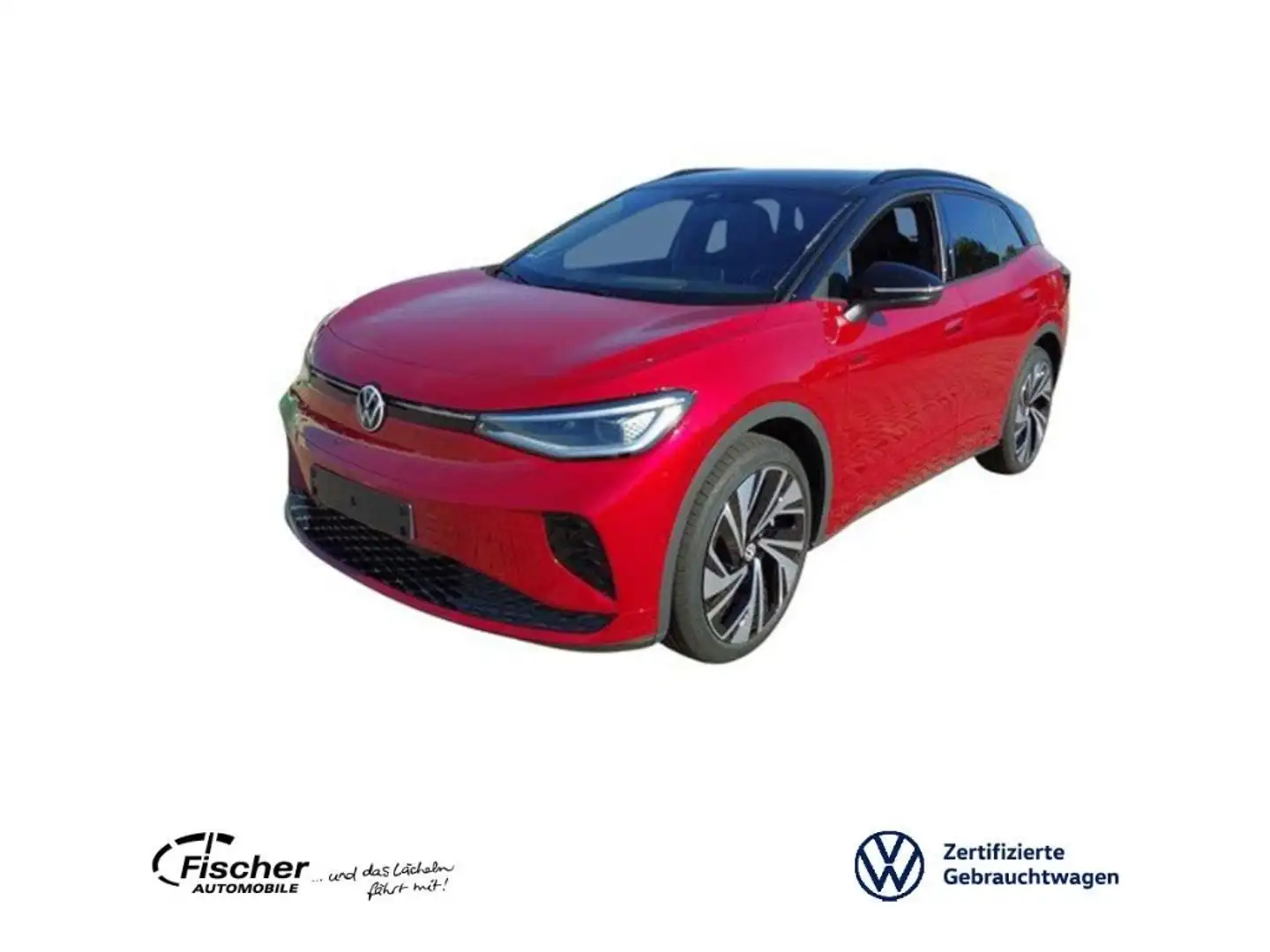 Volkswagen ID.4 GTX 77 kWh AHK/PANO/Matrix/Wärmepumpe/360° Rot - 1