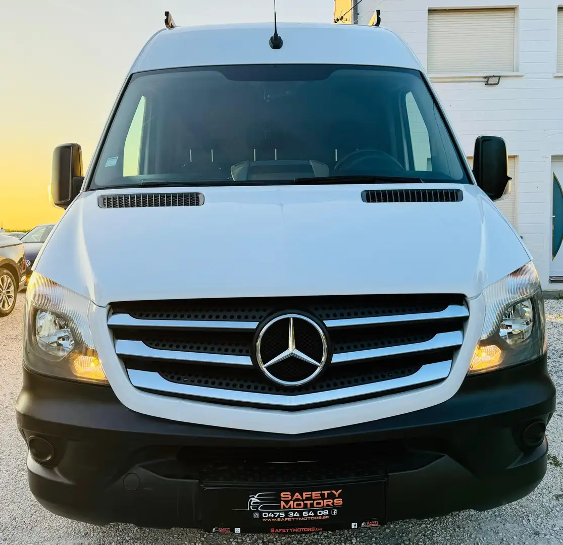 Mercedes-Benz Sprinter utilitaire 3 places L2 H2 galerie airco garantie Blanc - 2