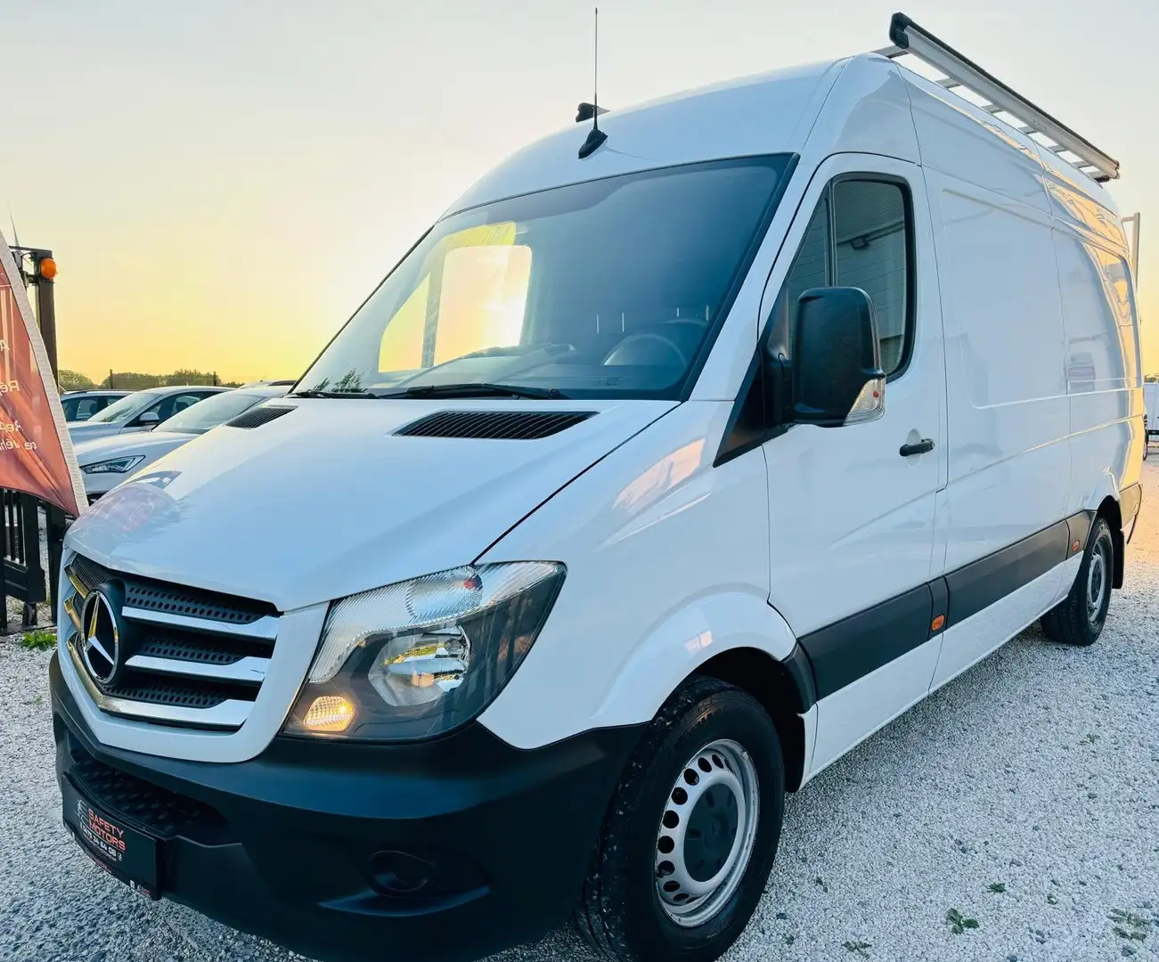 Mercedes-Benz Sprinter utilitaire 3 places L2 H2 galerie airco garantie Blanc - 1