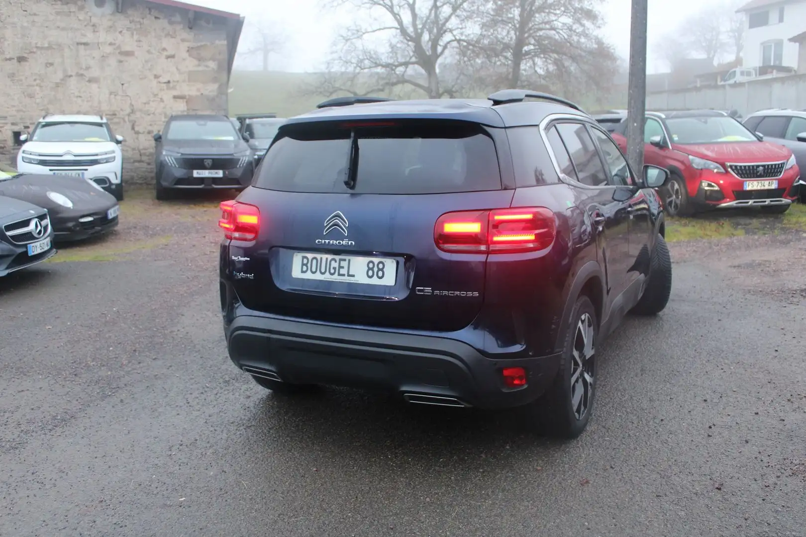 Citroen C5 Aircross SHINE PACK HYBRIDE 225 CV BOITE AUTO EAT8 RECHARGEABLE CAMÉRA 360 TOIT OUVRANT Bleu - 2