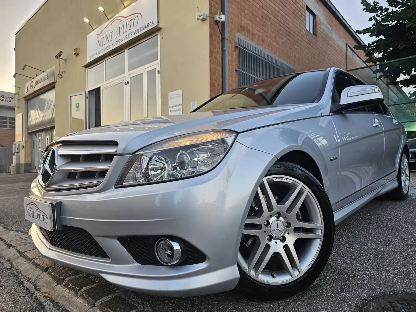 Mercedes-Benz C 220 CDI 170cv Avantgarde AMG*Pelle*Navi*Unipro* Silver - 1