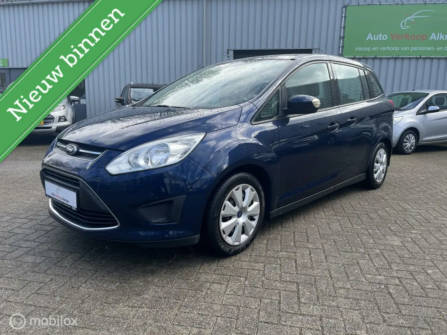 Ford Grand C-Max 1.6 COOL & SOUND 7 PERSOONS 6/12M GARANTIE Bleu - 1