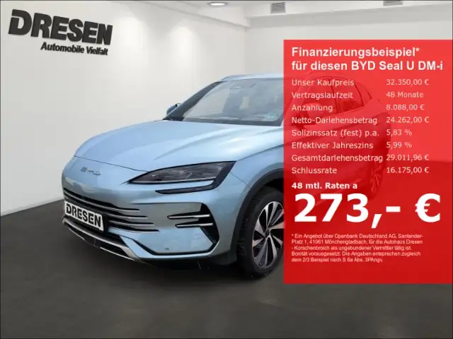 Byd SEAL U Design HeadUp/Schiebedach/Pano/360Kamera