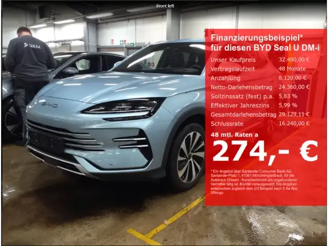 Byd SEAL U Design HeadUp/Schiebedach/Pano/360Kamera