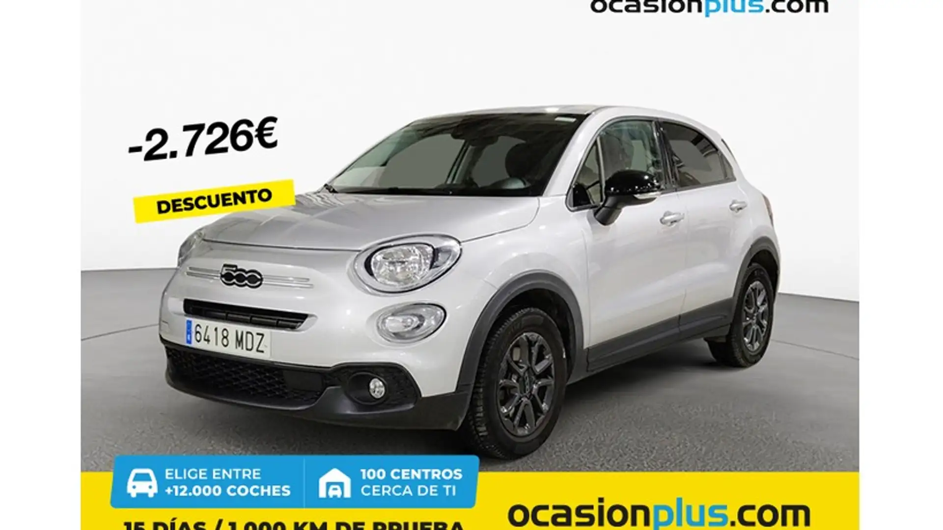 Fiat 500X 1.5 Hybrid Monotrim DDCT Plateado - 1
