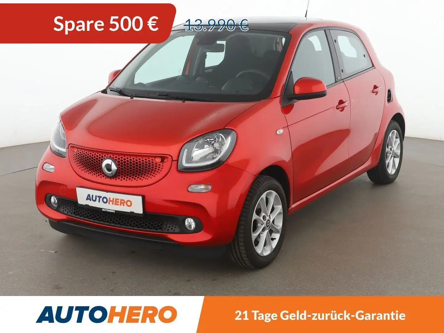 smart forFour 0.9 Turbo passion*NAVI*SHZ*PANO*KLIMA*TEMPO* Rot - 1