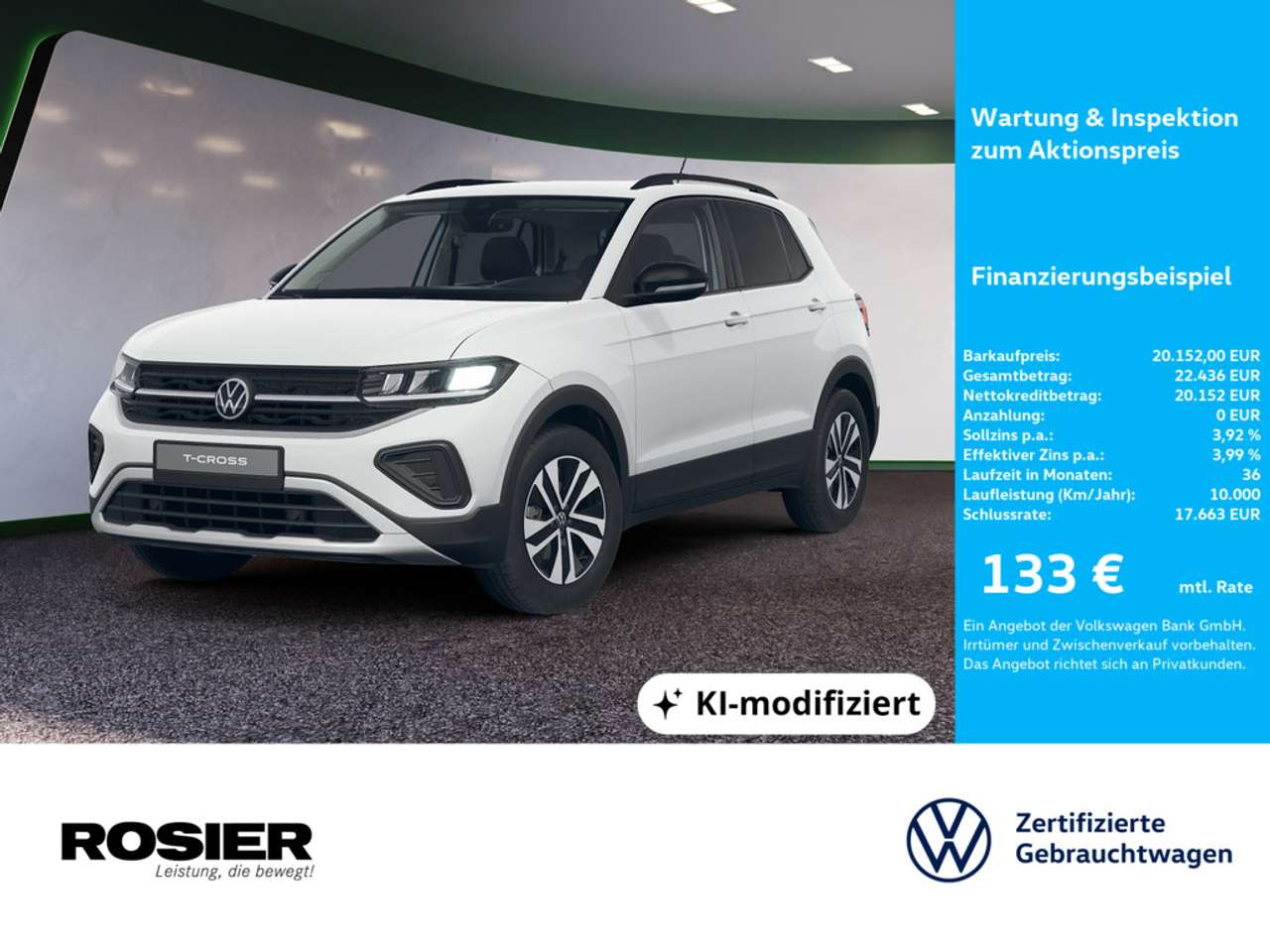 Volkswagen T-Cross — Volkswagen T-Cross Energy 1.0 l TSI ACC LED NAVI SPURH.