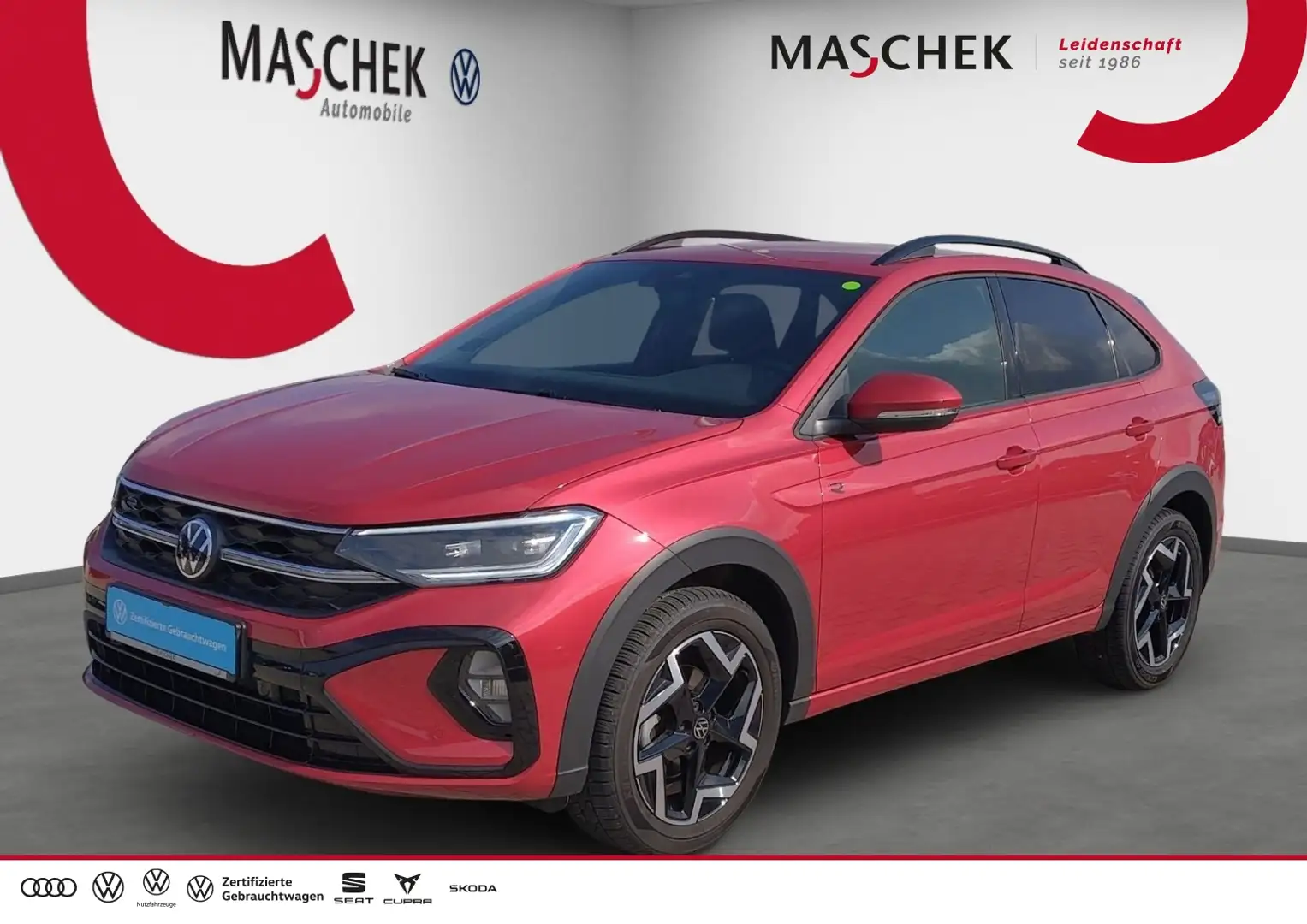 Volkswagen Taigo R-Line 1.5 TSI DSG AHK RearView ACC Navi LED Rot - 1