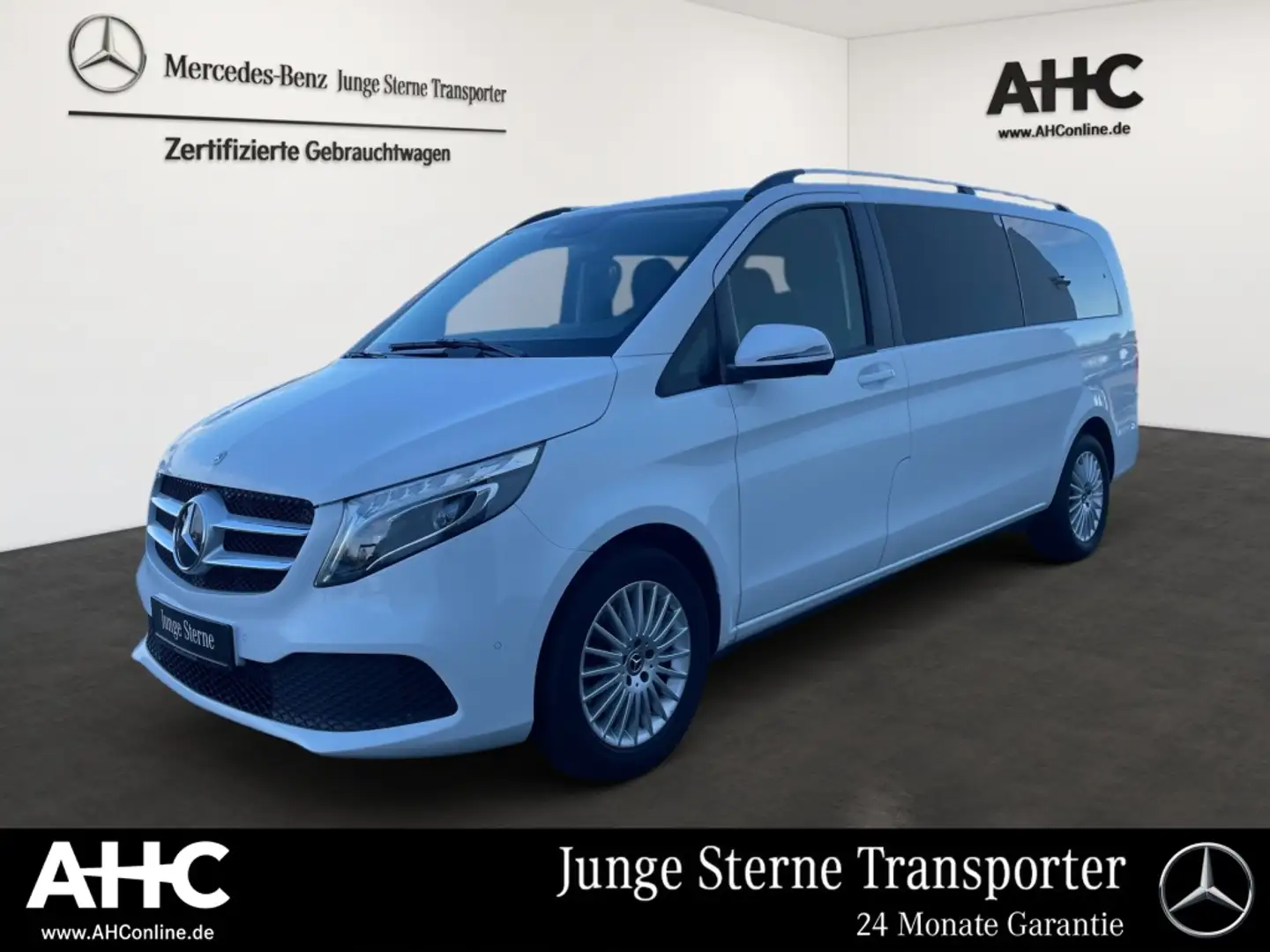 Mercedes-Benz V 220 ED extralang 8 Sitze LED MBUX RFK Tempomat Blanc - 1