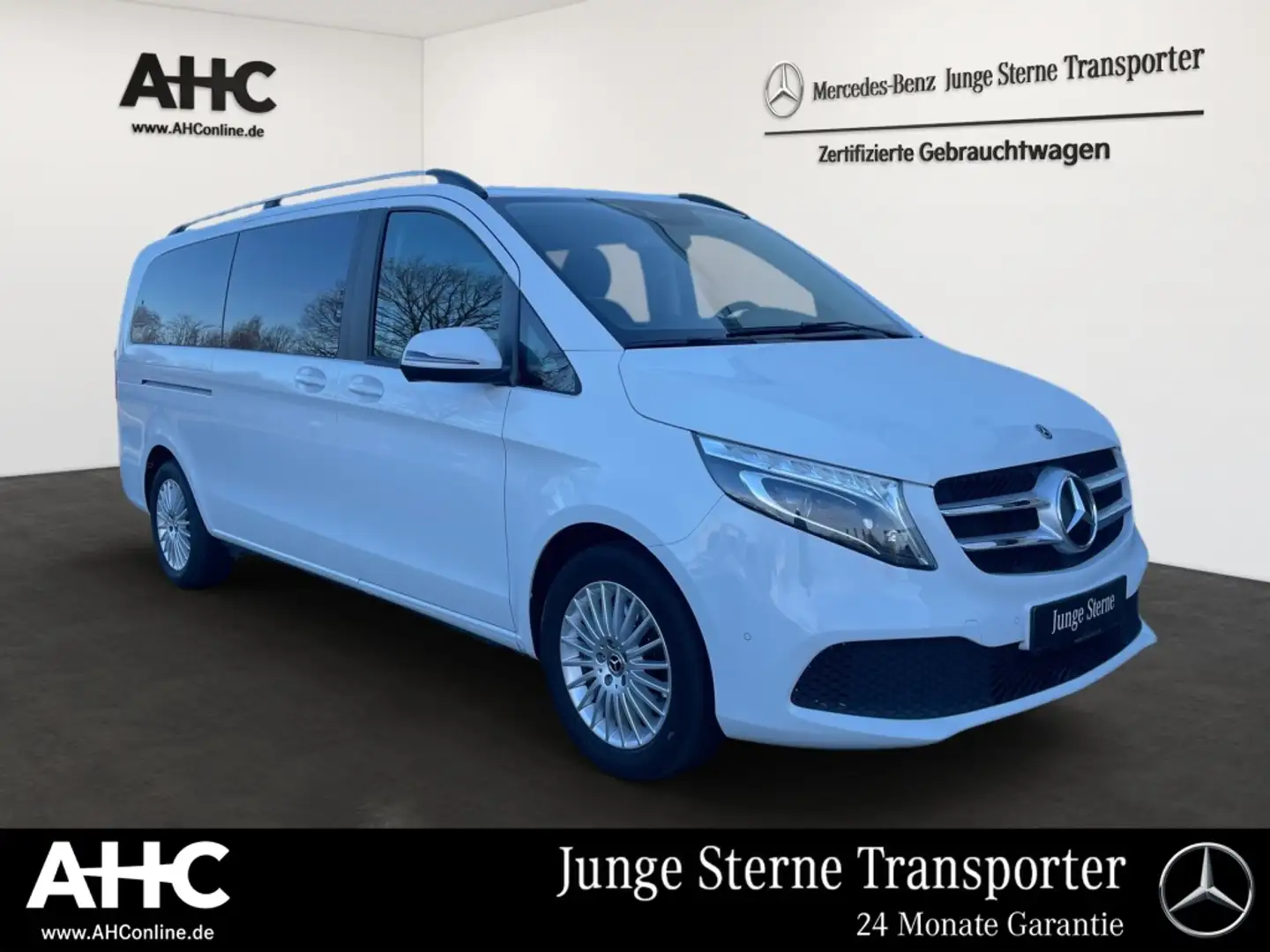 Mercedes-Benz V 220 ED extralang 8 Sitze LED MBUX RFK Tempomat Blanc - 2