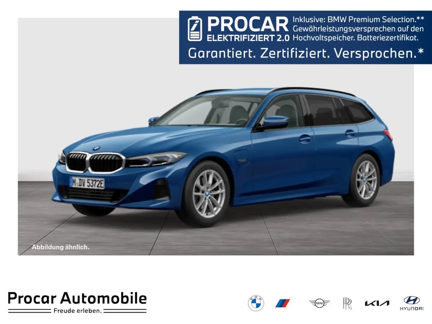 BMW 320 e Touring HUD RFK NAVI LED Sound Syst. DAB Blau - 1