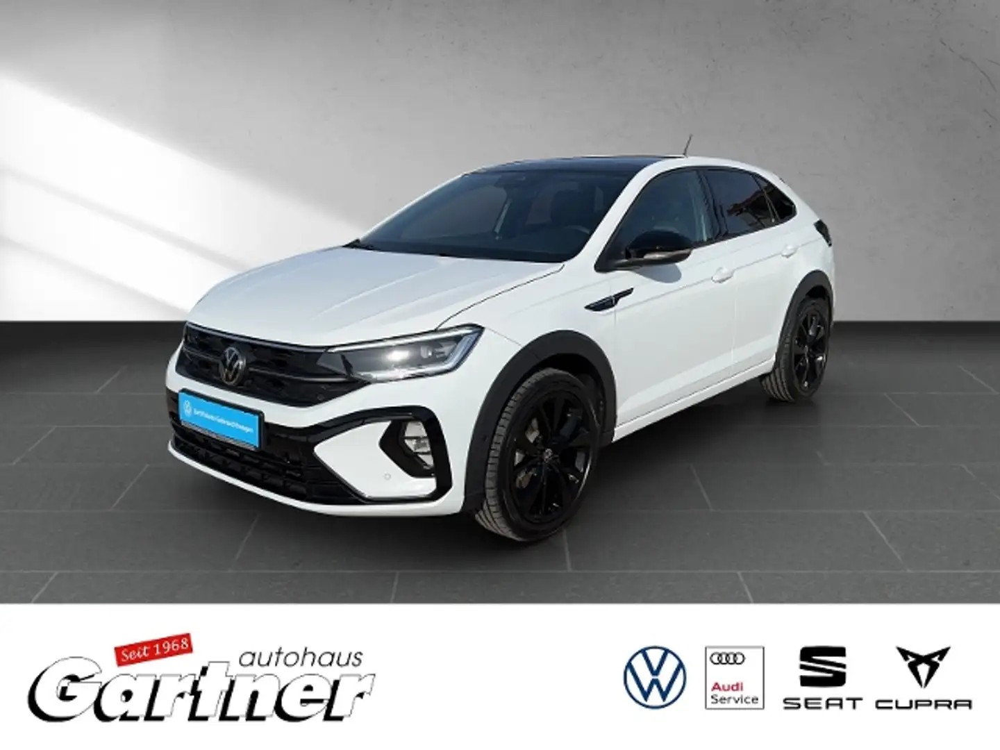 Volkswagen Taigo R-LINE 1.5 TSI DSG BLACK STYLE PANO NAVI IQ LIGHT Weiß - 1